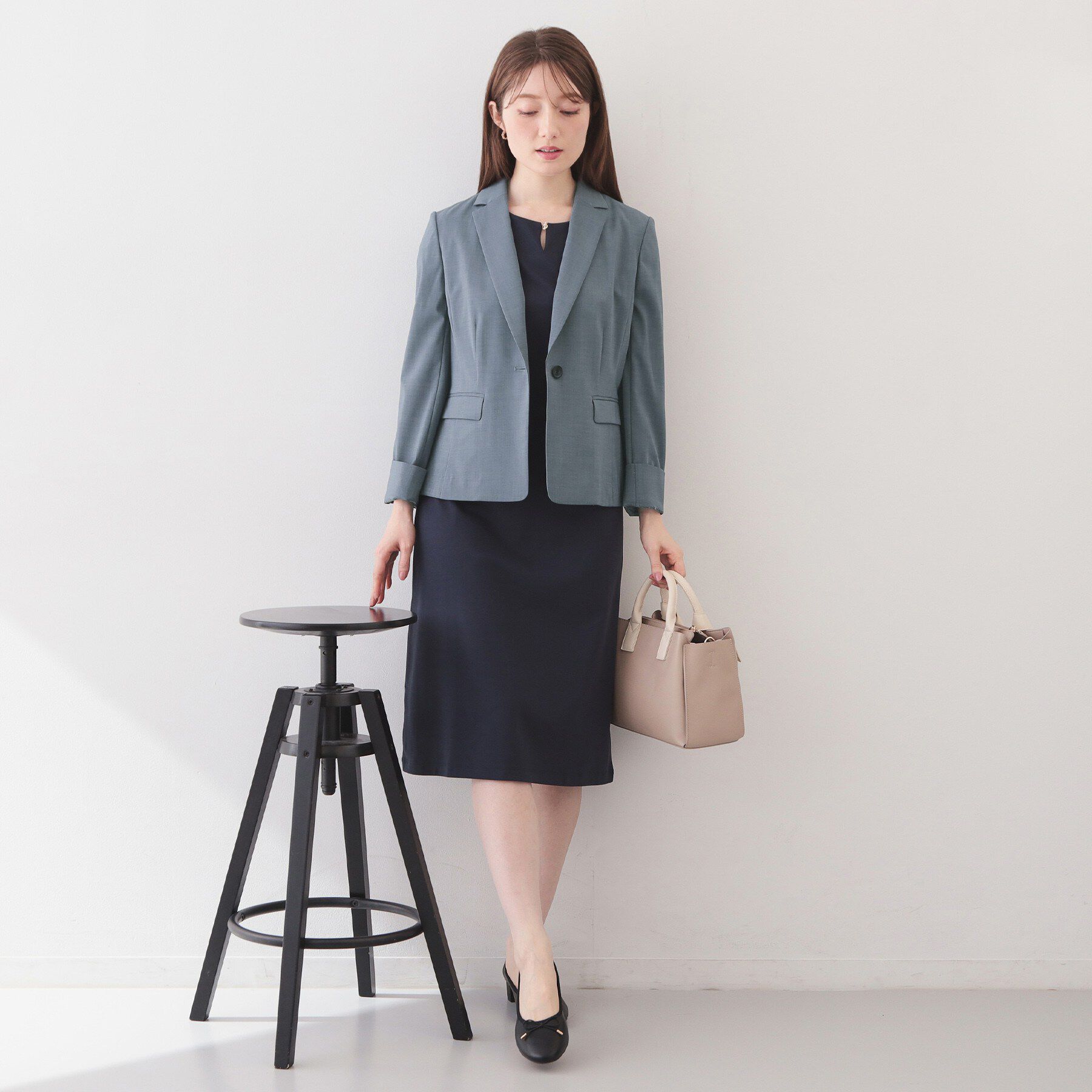 index「ストレッチテーラードジャケット/セットアップ対応可【洗濯機OK/接触冷感/吸水速乾/イージーアイロン」|テーラードジャケット|
