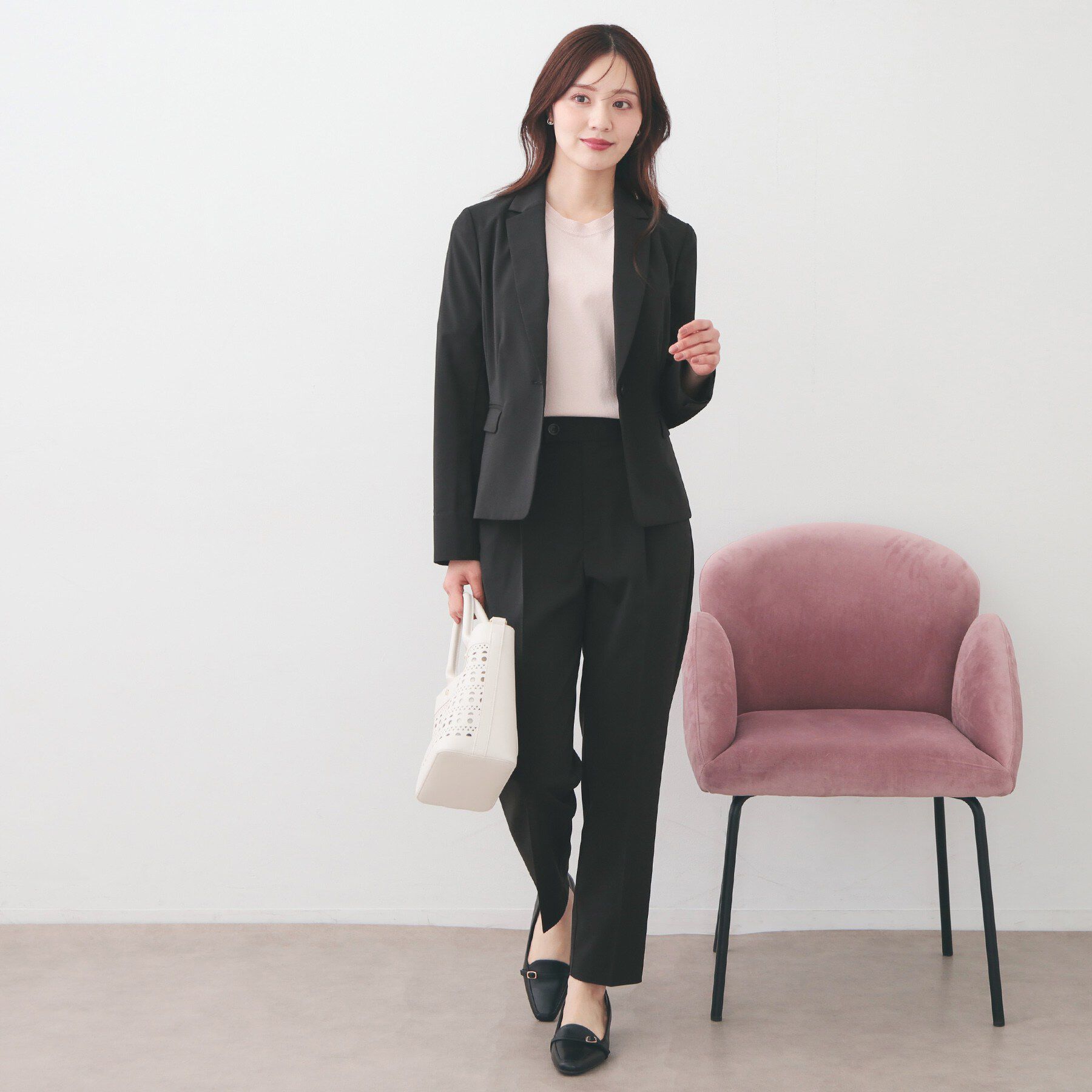 index「ストレッチテーラードジャケット/セットアップ対応可【洗濯機OK/接触冷感/吸水速乾/イージーアイロン」|テーラードジャケット|