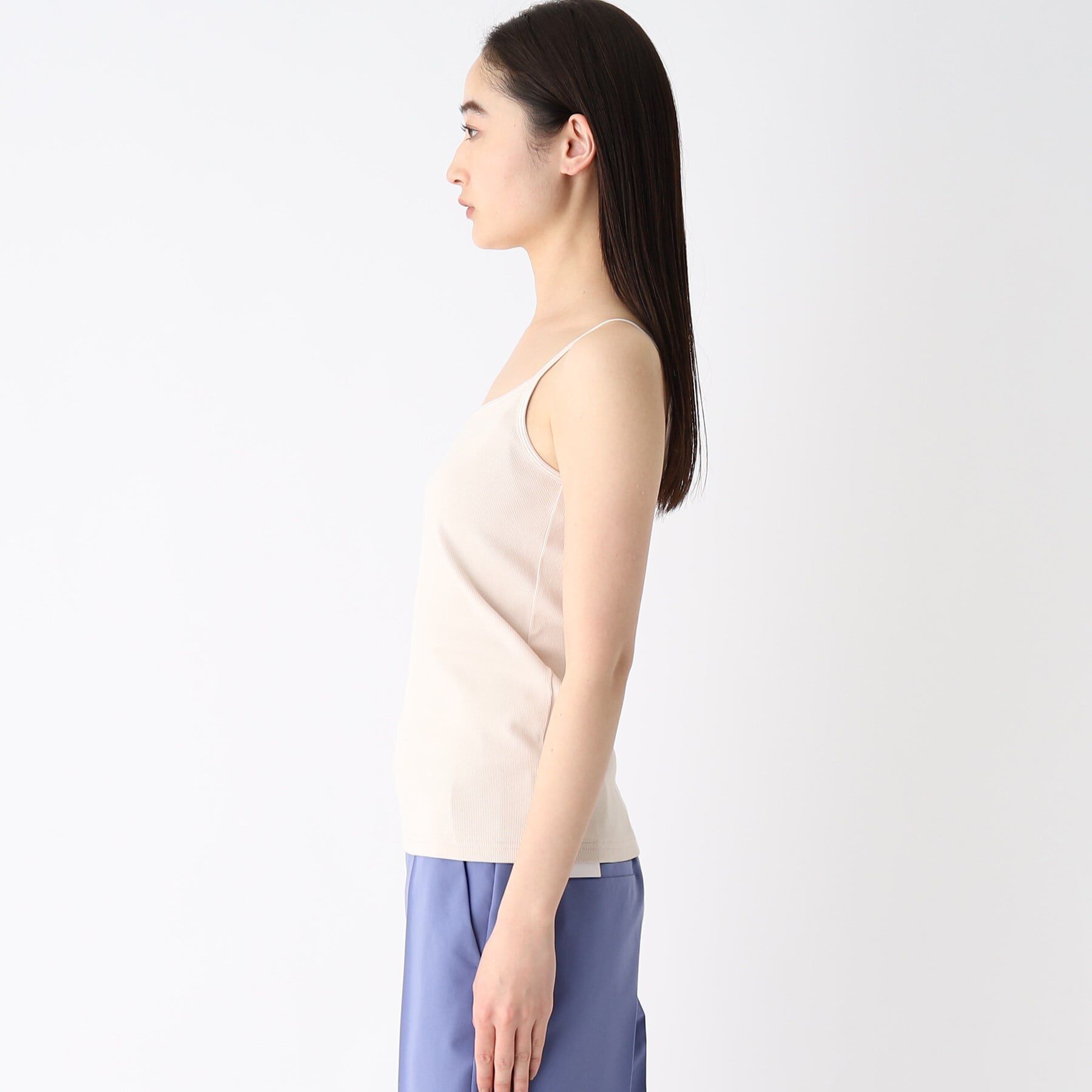 OPAQUE.CLIP「リブキャミソール【洗濯機洗い可】」|キャミソール|
