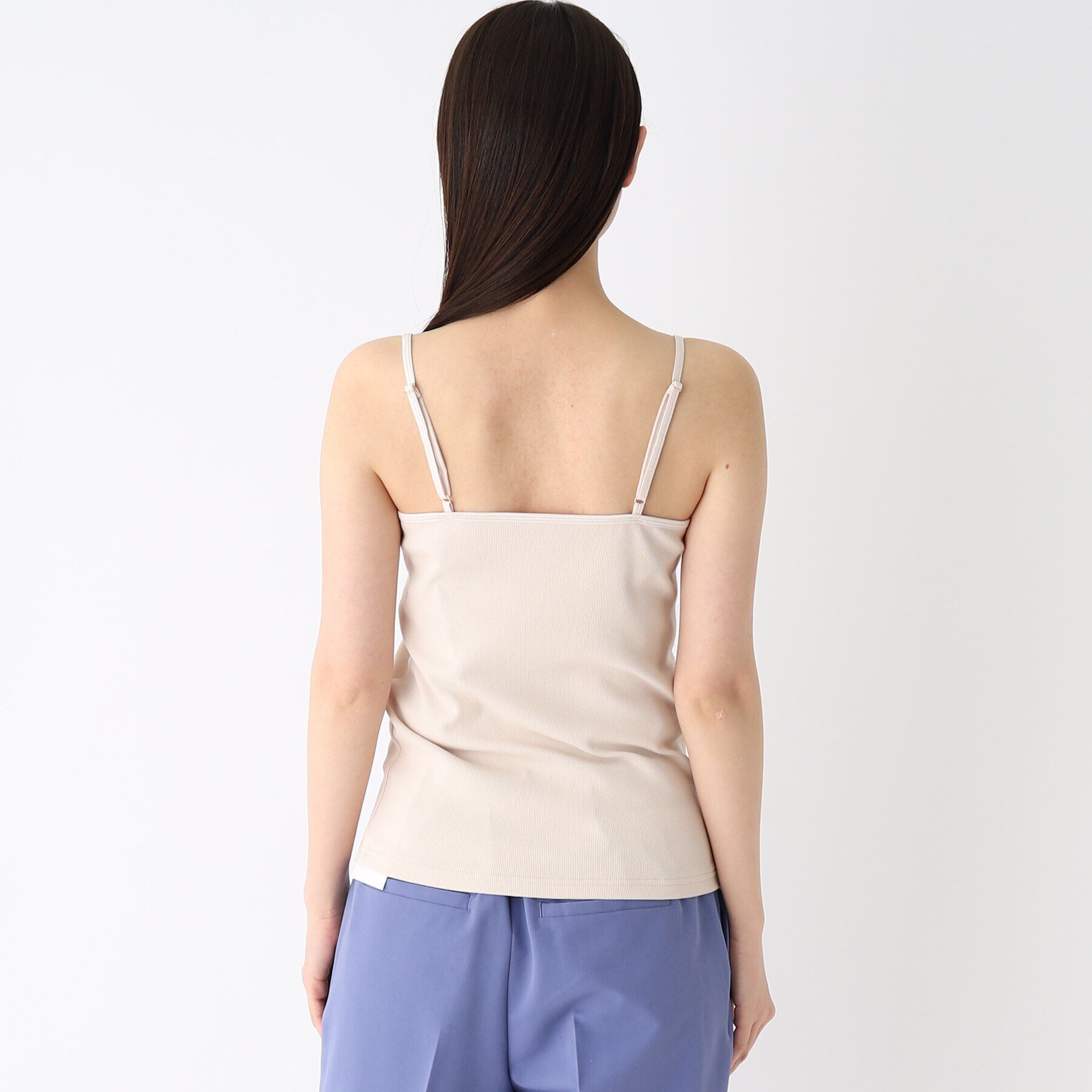 OPAQUE.CLIP「リブキャミソール【洗濯機洗い可】」|キャミソール|