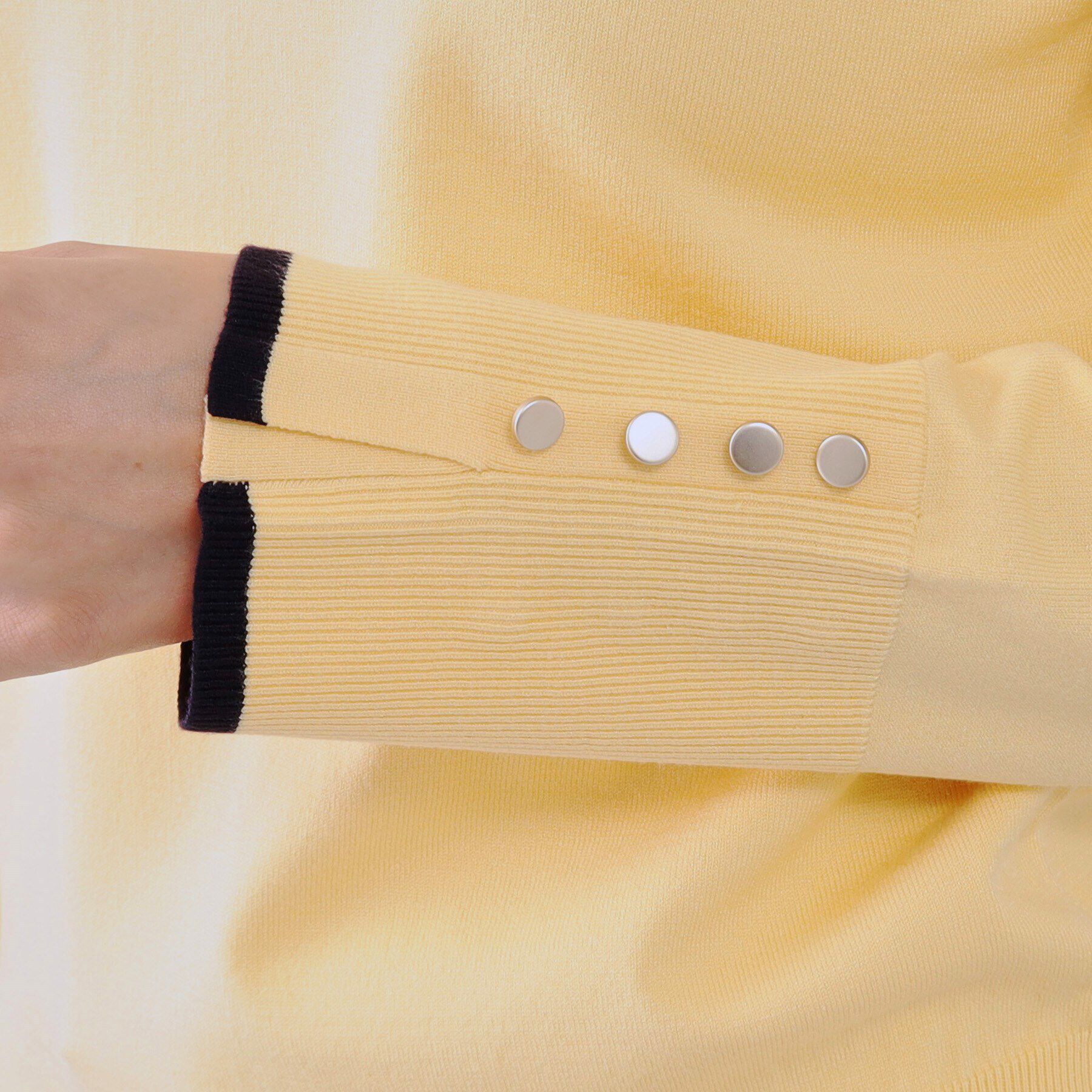 OPAQUE.CLIP「配色ラインニット/アンサンブル対応【洗濯機洗い可】」|ニット・セーター|