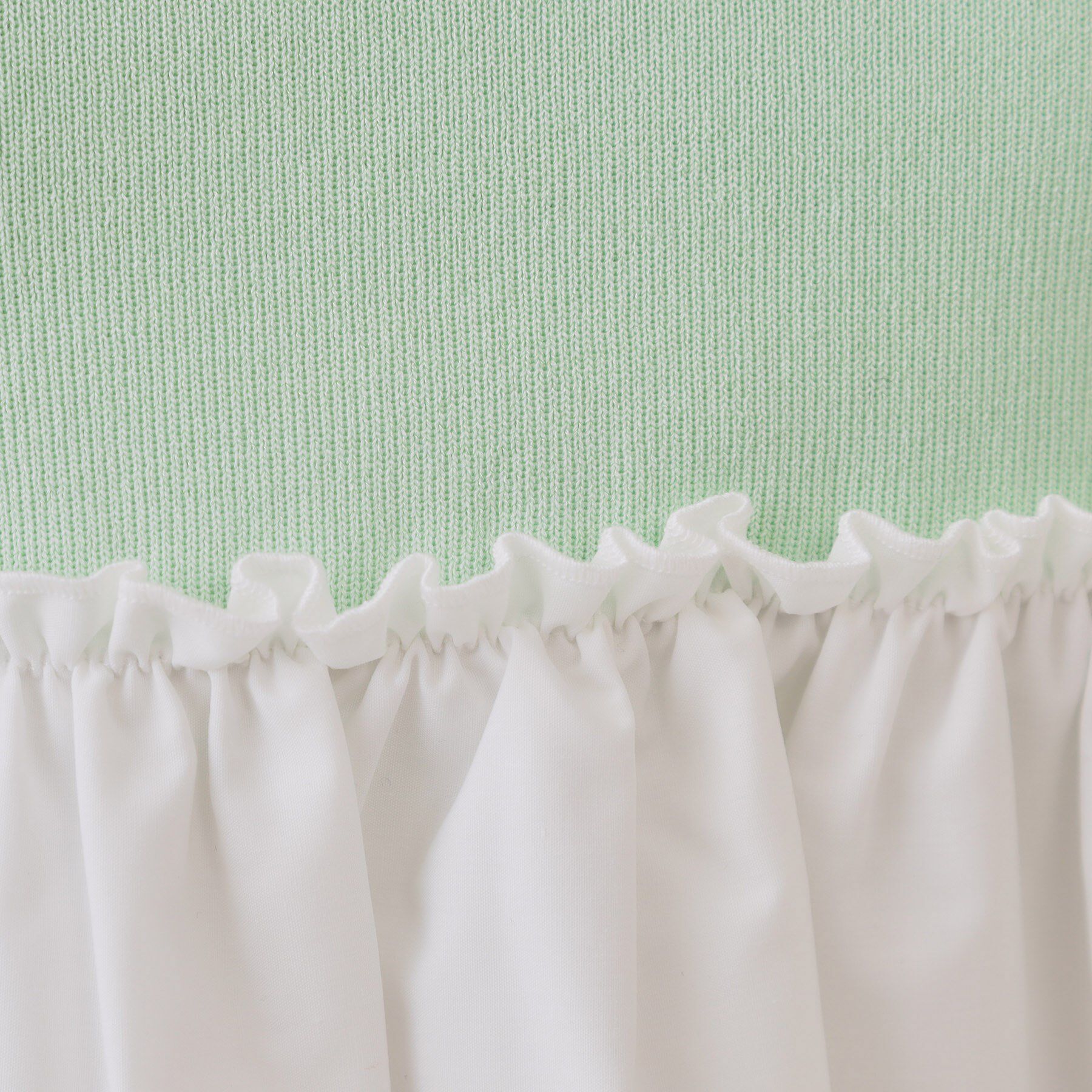 OPAQUE.CLIP「配色ペプラムドッキングニット【洗濯機洗い可】」|Tシャツ・カットソー|