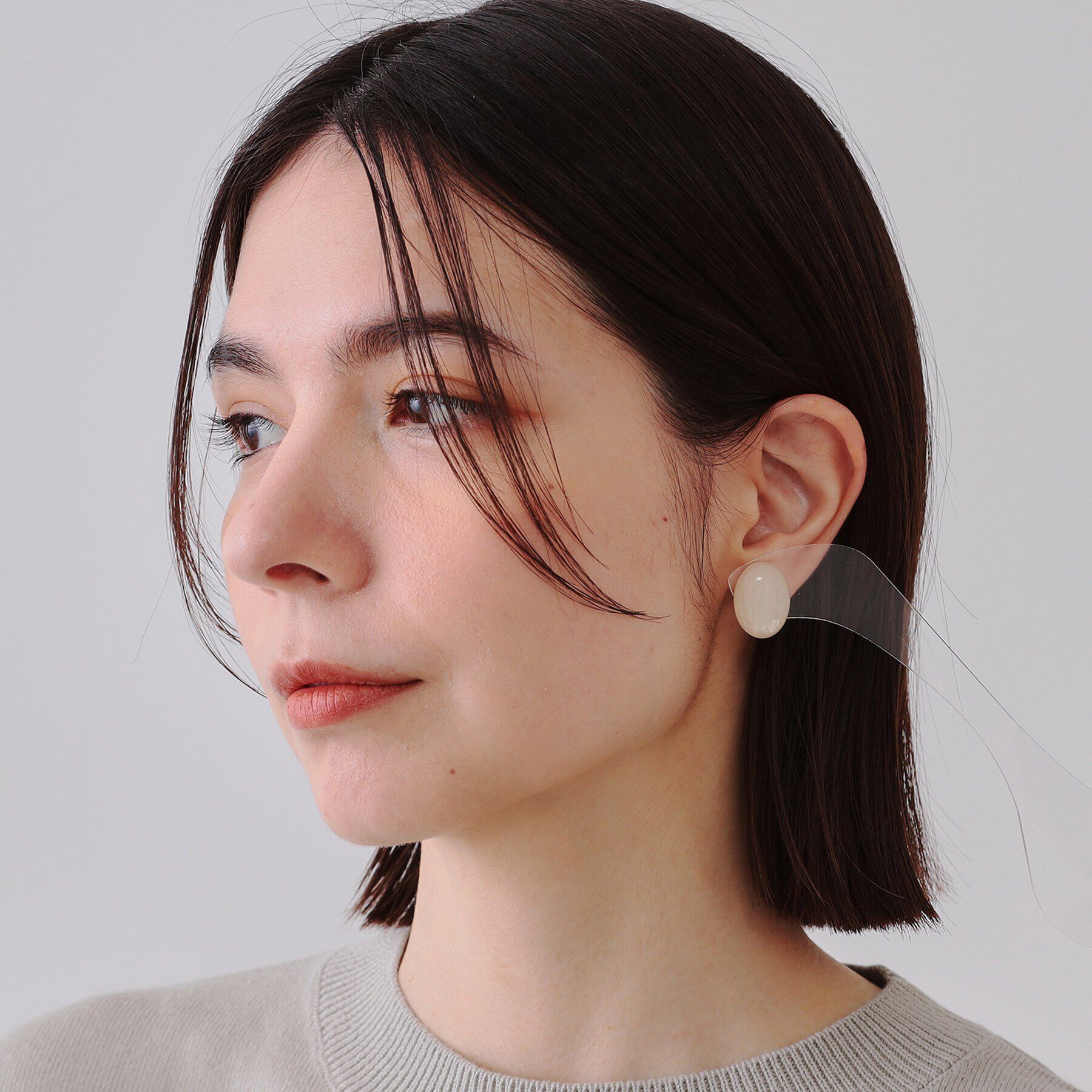 OPAQUE.CLIP「サークルマーブルピアス」|ピアス|