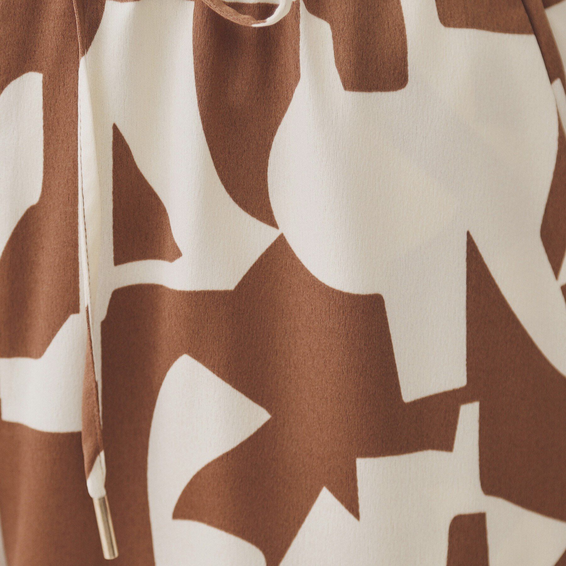 OPAQUE.CLIP「幾何プリントイージーワイドパンツ【洗濯機洗い可】」|その他|