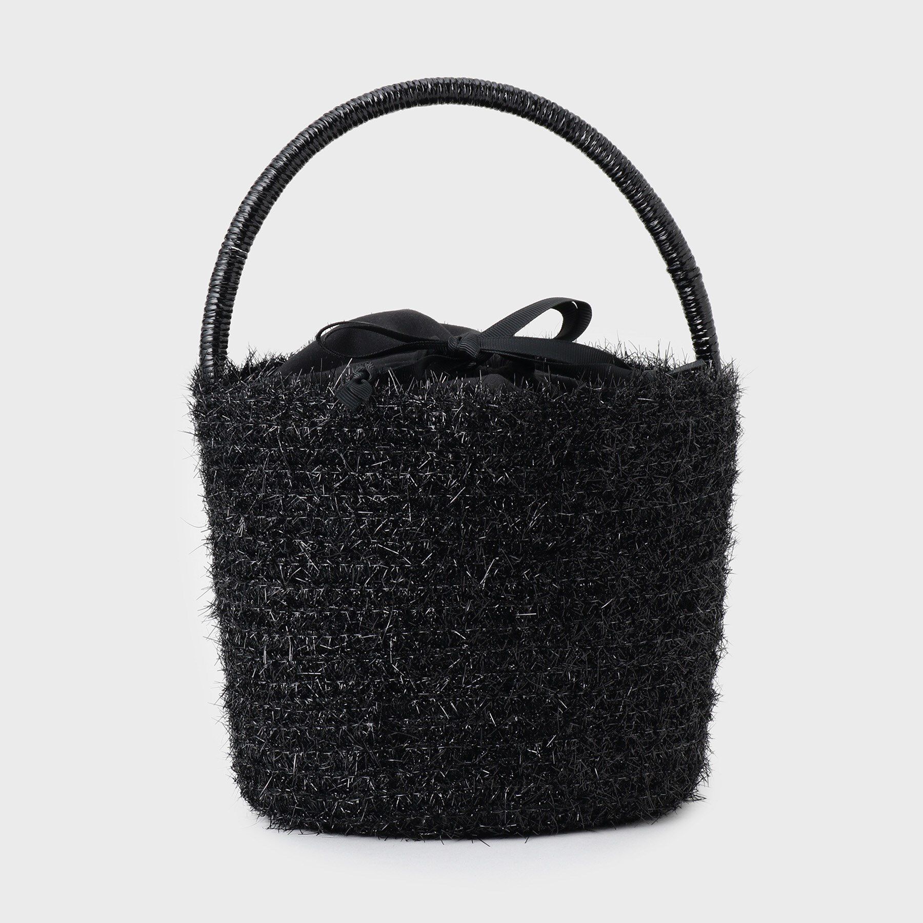 OPAQUE.CLIP「ラメバスケット調バケットバッグ」|ハンドバッグ|