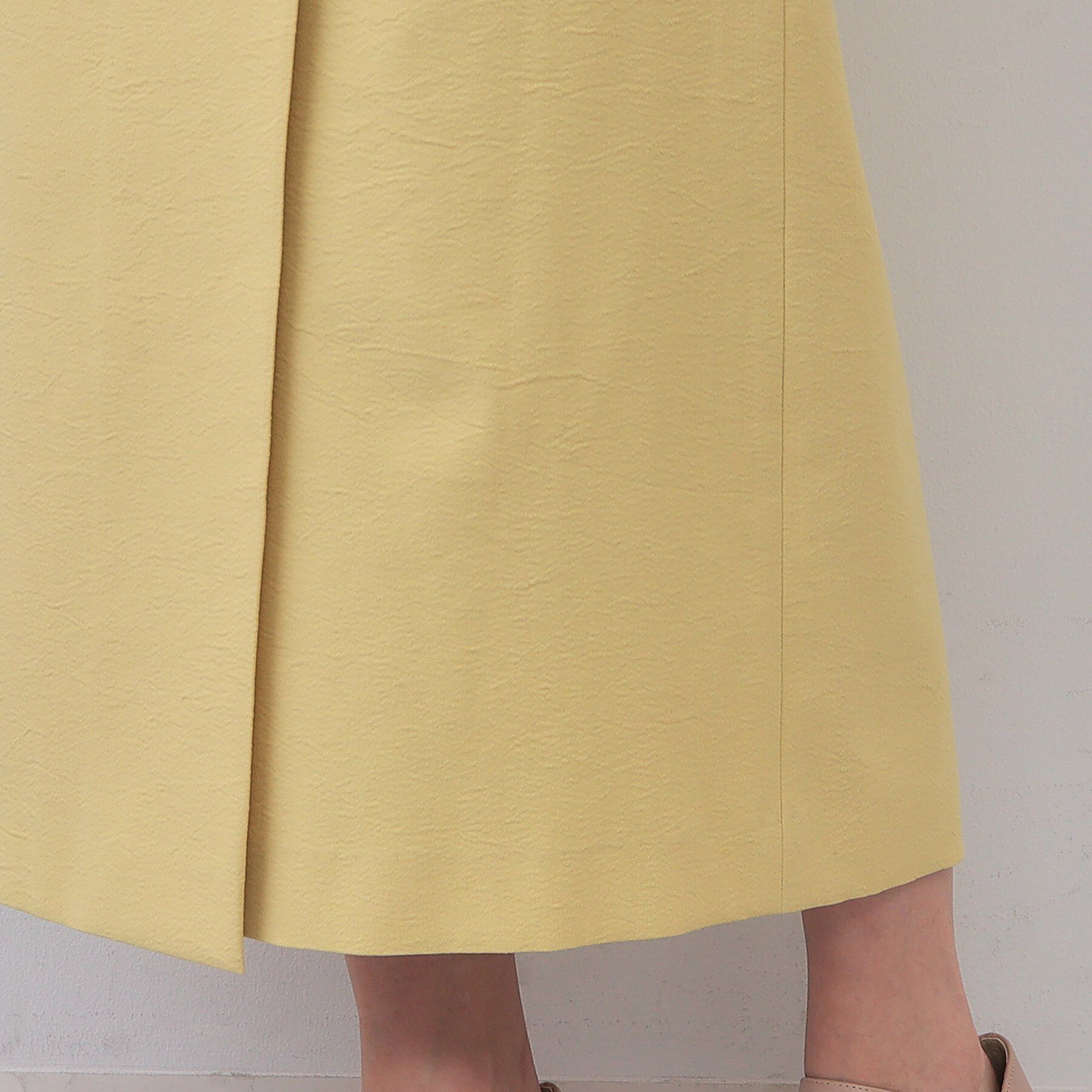 OPAQUE.CLIP「ラップ風ナロースカート【洗濯機洗い可】」|スカート|