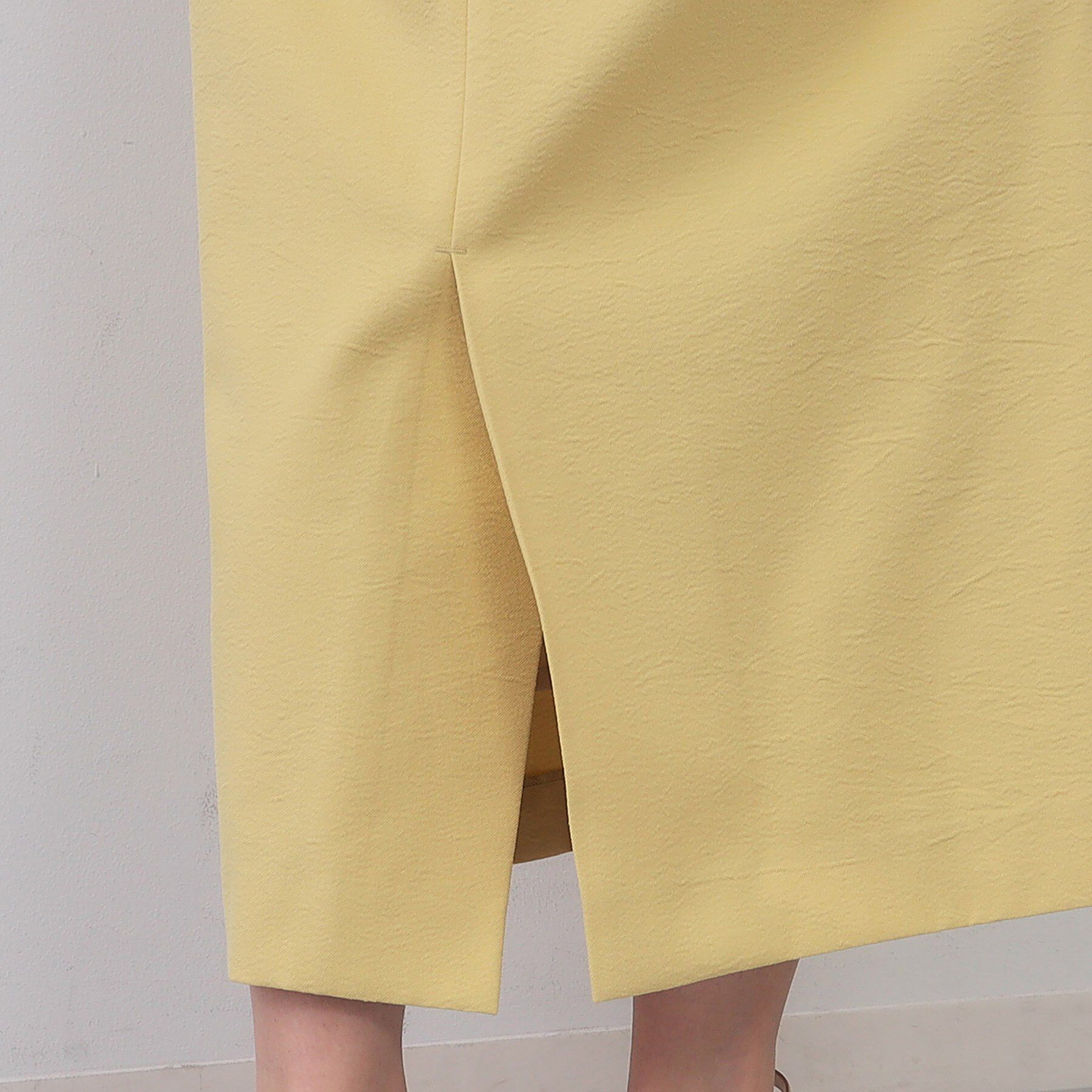 OPAQUE.CLIP「ラップ風ナロースカート【洗濯機洗い可】」|スカート|