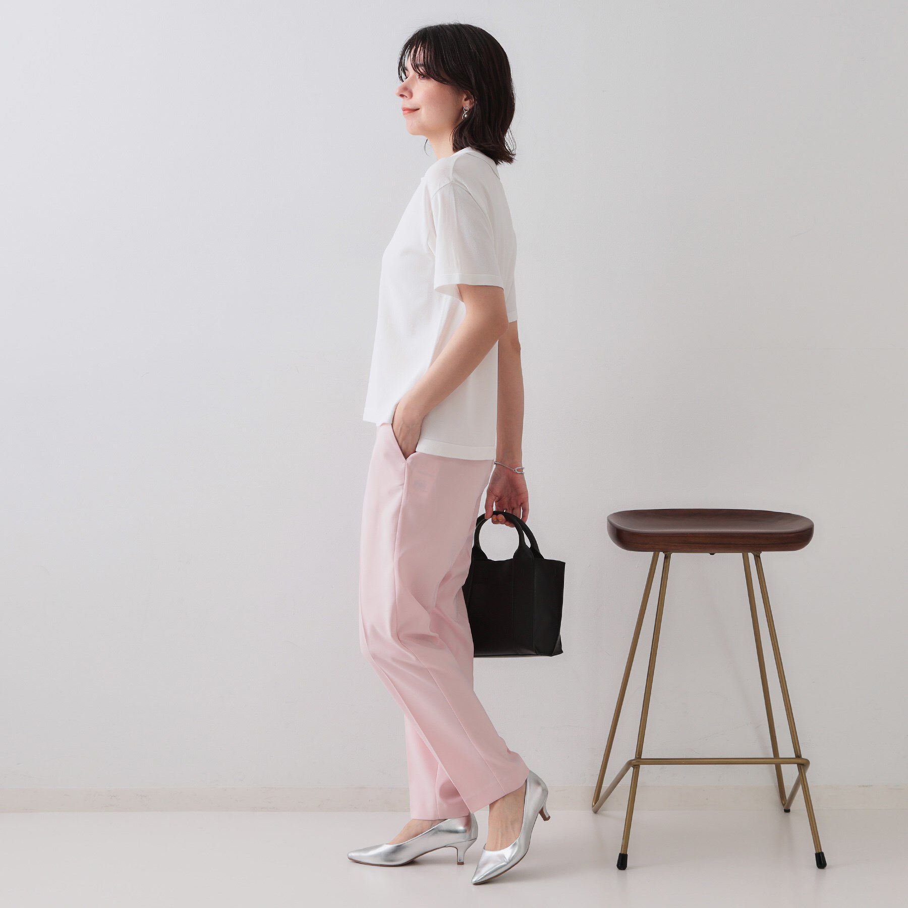 OPAQUE.CLIP「スキッパーニット【UV/接触冷感/抗ピル/洗濯機洗い可】」|ニット・セーター|