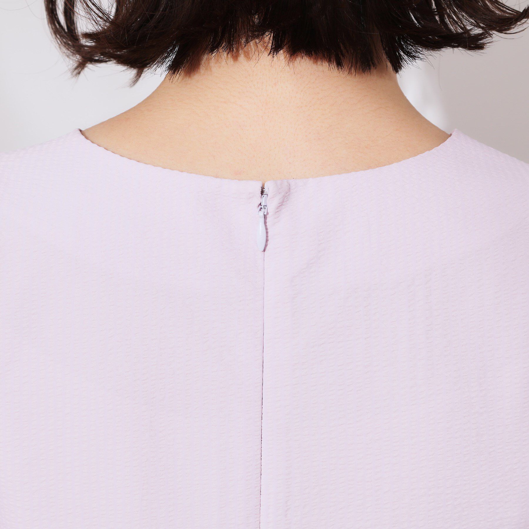 OPAQUE.CLIP「サッカーストライプワンピース【吸水速乾/イージーアイロン/洗濯機洗い可】」|ワンピース|