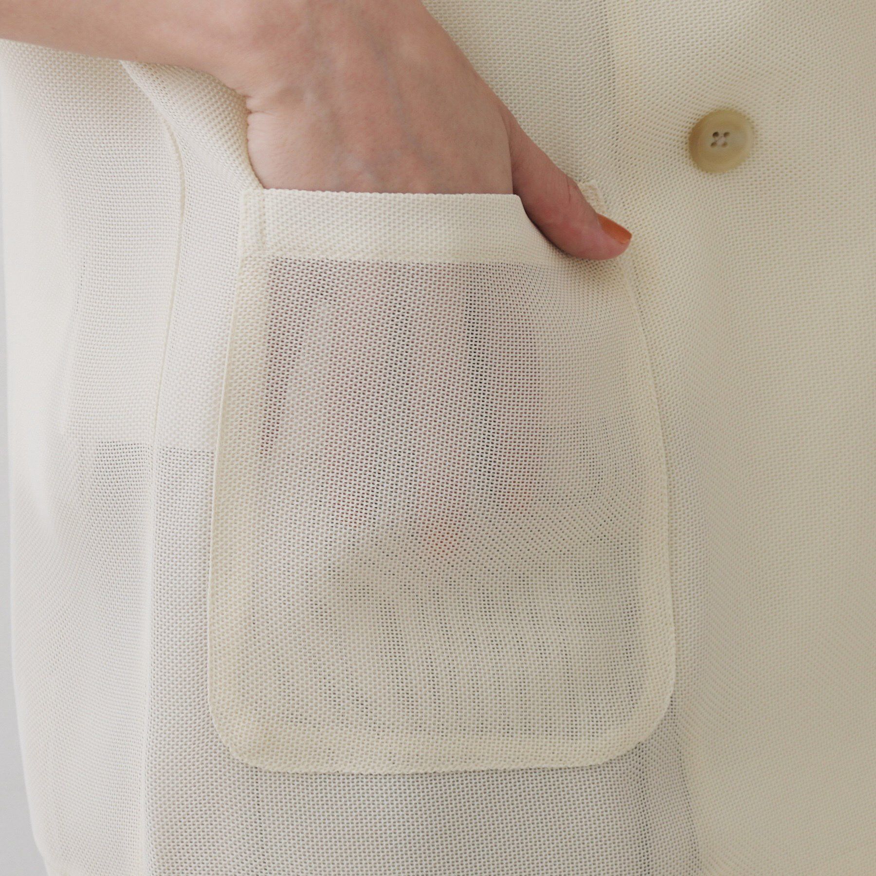 OPAQUE.CLIP「メッシュテーラードジャケット【洗濯機洗い可】」|テーラードジャケット|