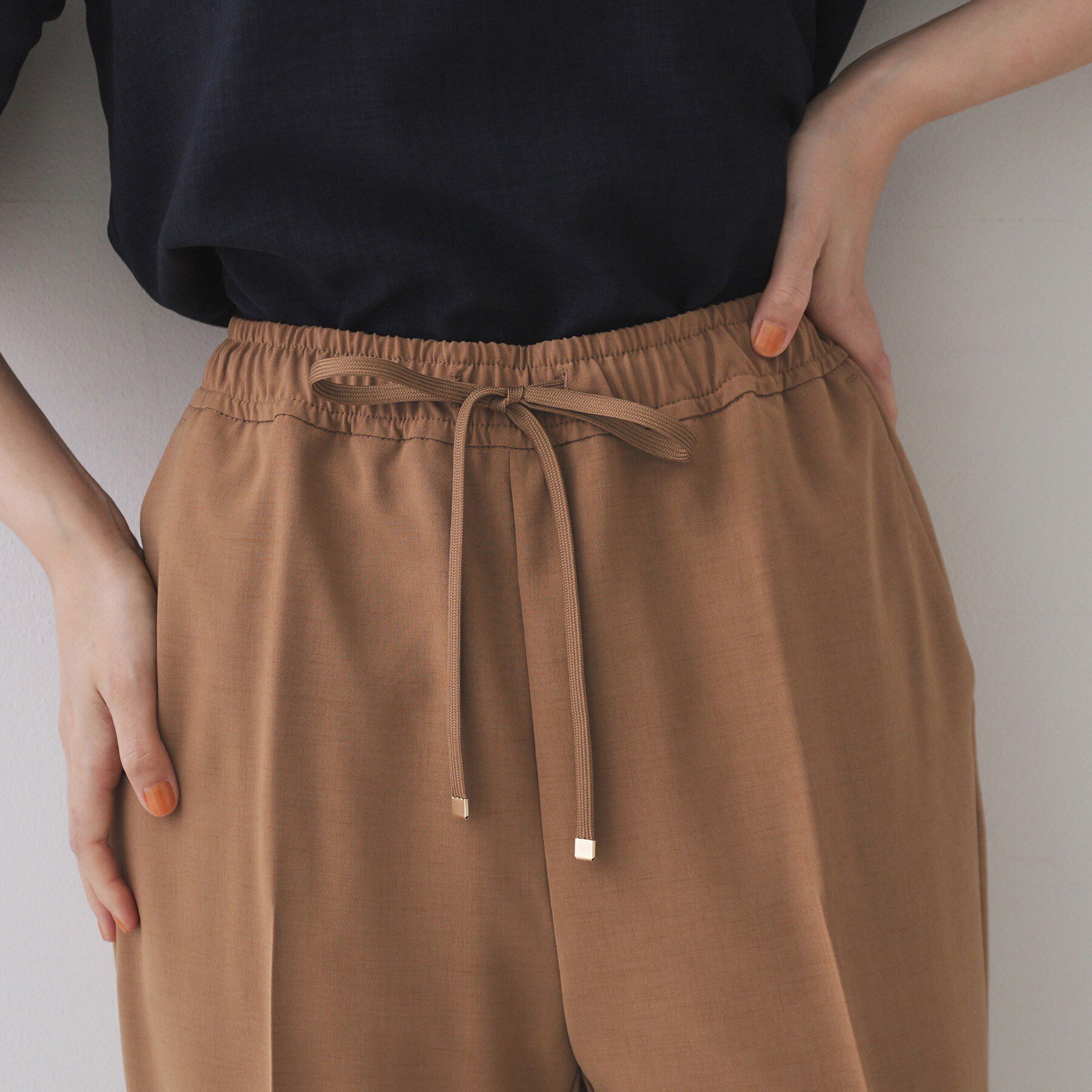 OPAQUE.CLIP「《丈が選べる/SS-LLサイズ》美脚ストレッチイージーテーパードパンツ/セットアップ対応【防シワ/洗」|その他|