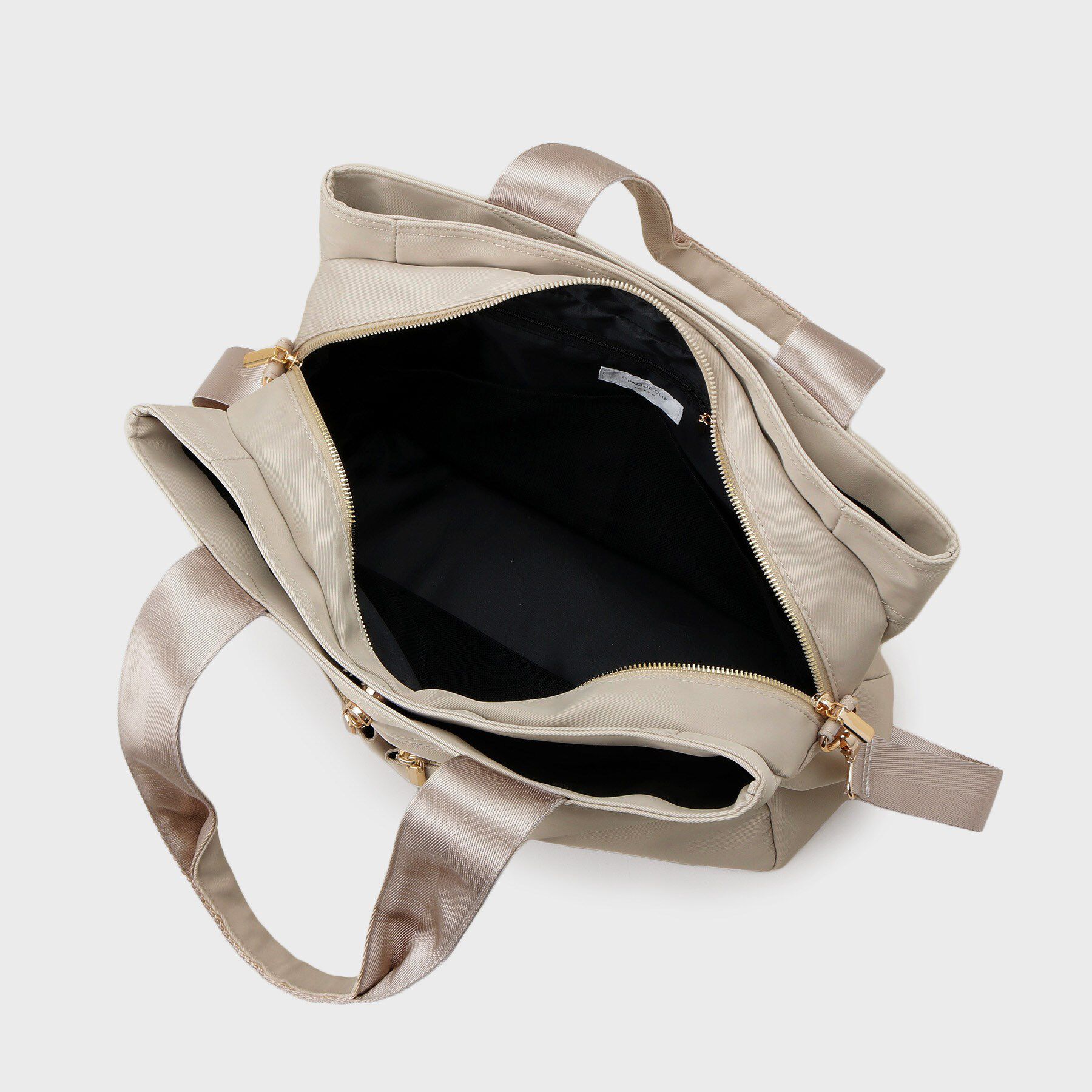 OPAQUE.CLIP「【撥水加工/2WAY/多ポケット】ツイルビッグサイズトートバッグ」|トートバッグ|