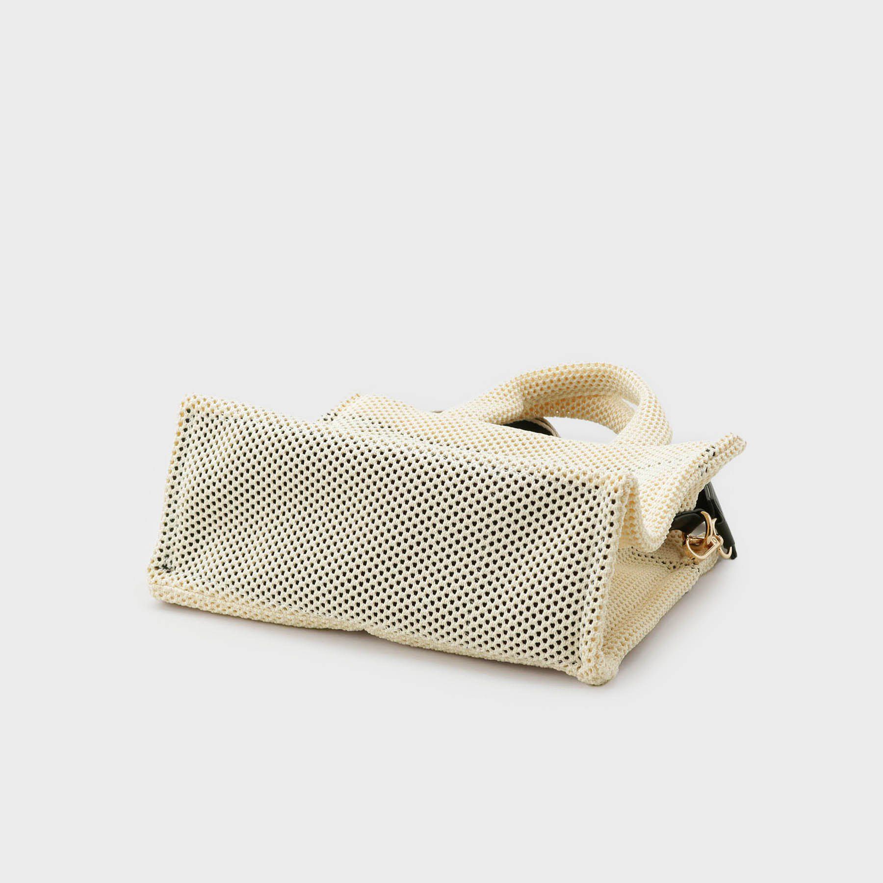 OPAQUE.CLIP「【2WAY】メッシュスクエアミドルトートバッグ」|トートバッグ|