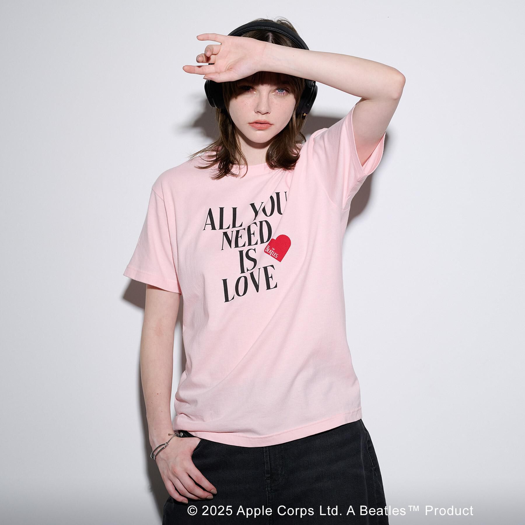 OPAQUE.CLIP「ロックTシャツ別注アソート【GREEN DAY／METALLICA／THE BEATLES】」|Tシャツ・カットソー|ライトピンク(070