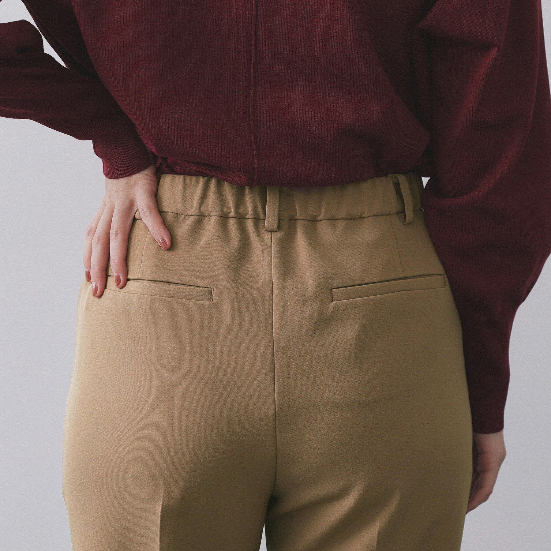 OPAQUE.CLIP「ステップヘムテーパードパンツ/セットアップ対応可【洗濯機洗い可】」|その他|