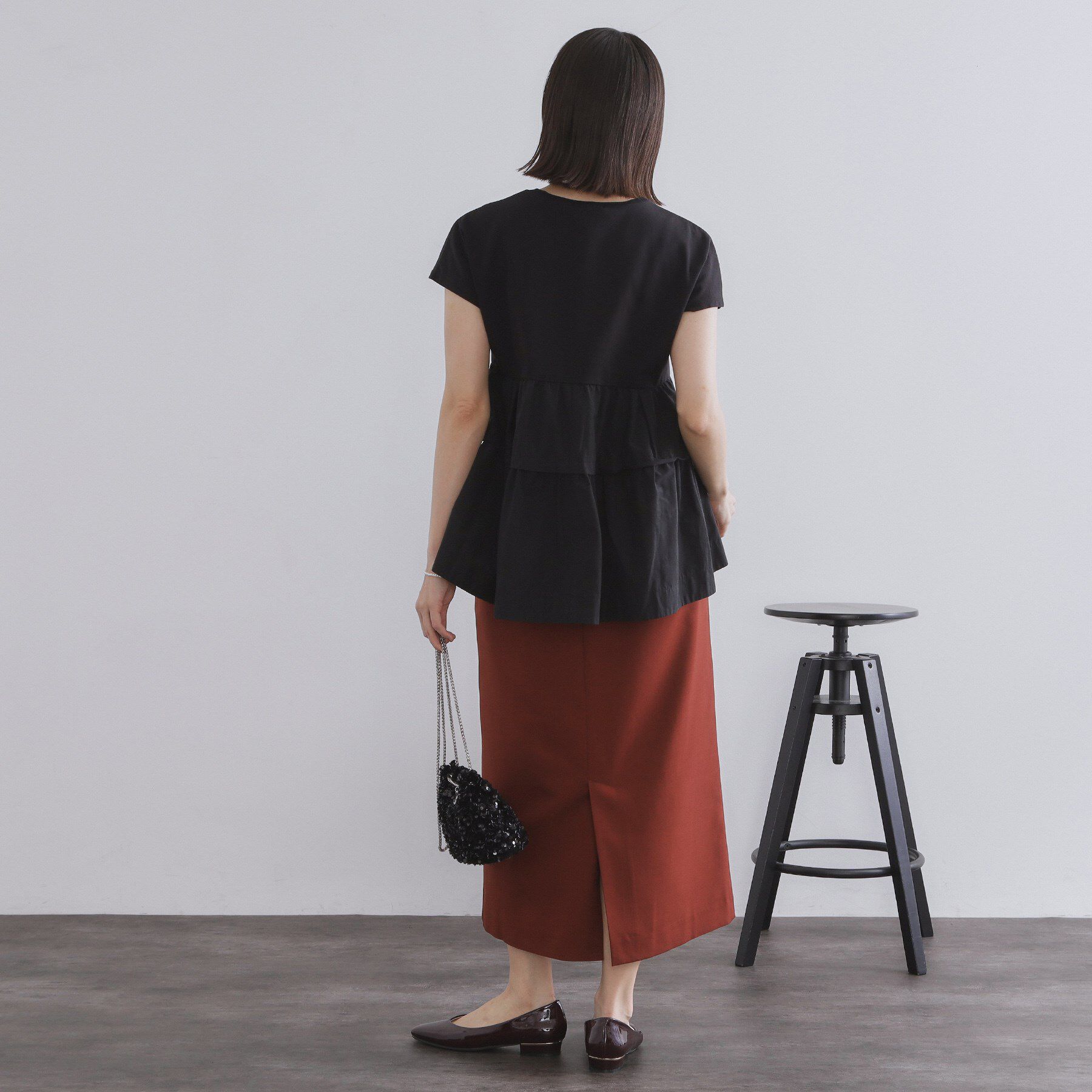 OPAQUE.CLIP「ドッキングティアードトップス【洗濯機洗い可】」|Tシャツ・カットソー|