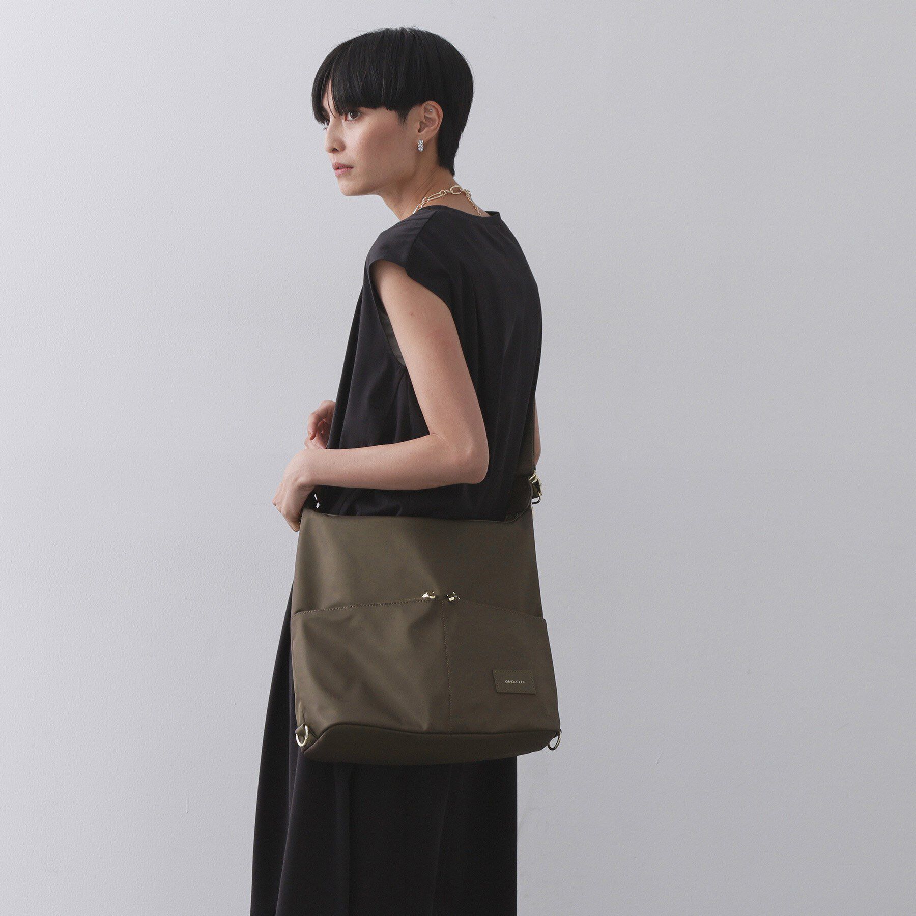 OPAQUE.CLIP「【3WAY/A4サイズ対応】リュックにもなるナイロンショルダーバッグ」|ショルダー・メッセンジャー|