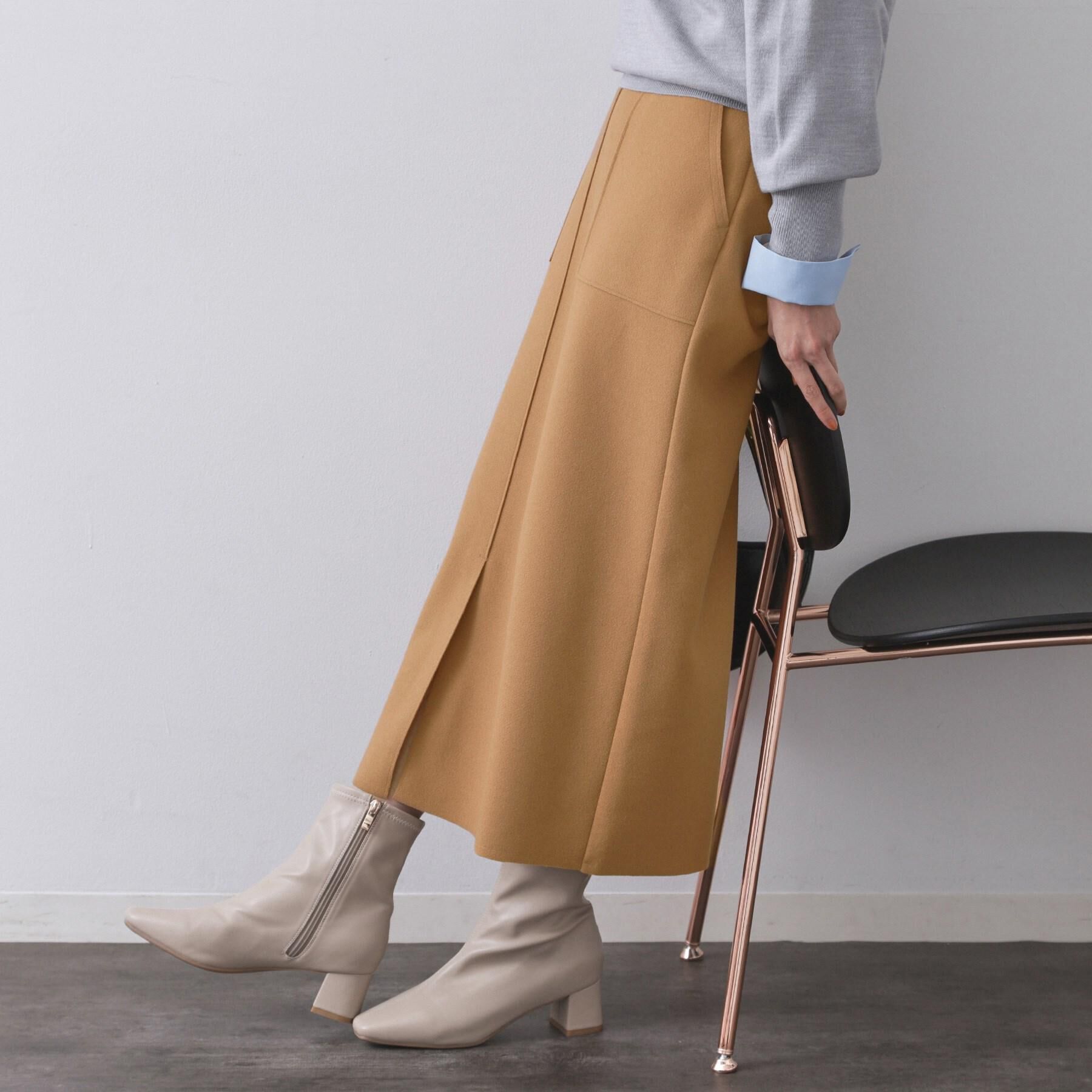 OPAQUE.CLIP「ウールライクタイトスカート【洗濯機洗い可】《8col》」|スカート|