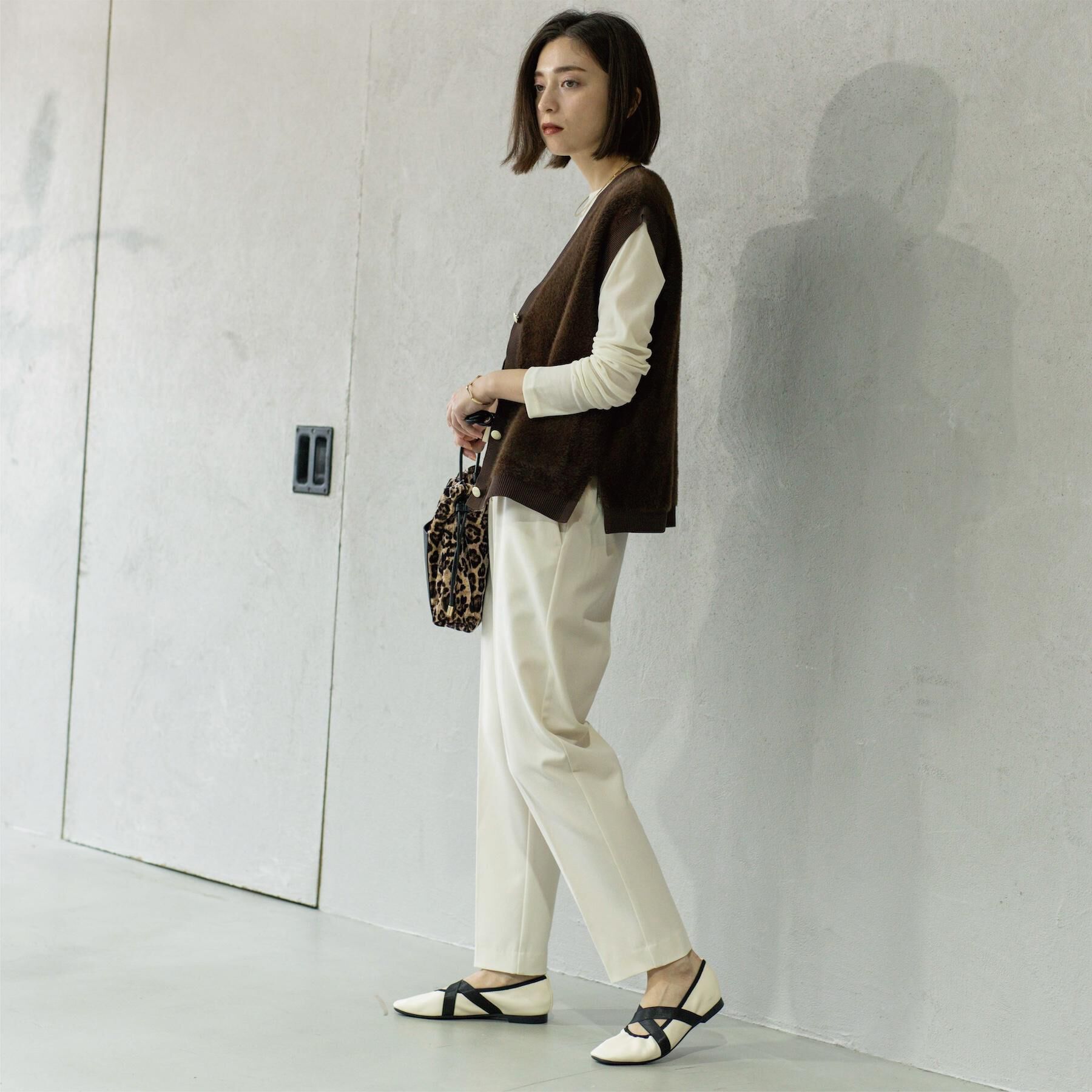 OPAQUE.CLIP「ウォームタッチ イージーテーパードパンツ【洗濯機洗OK/ストレッチ】」|その他|