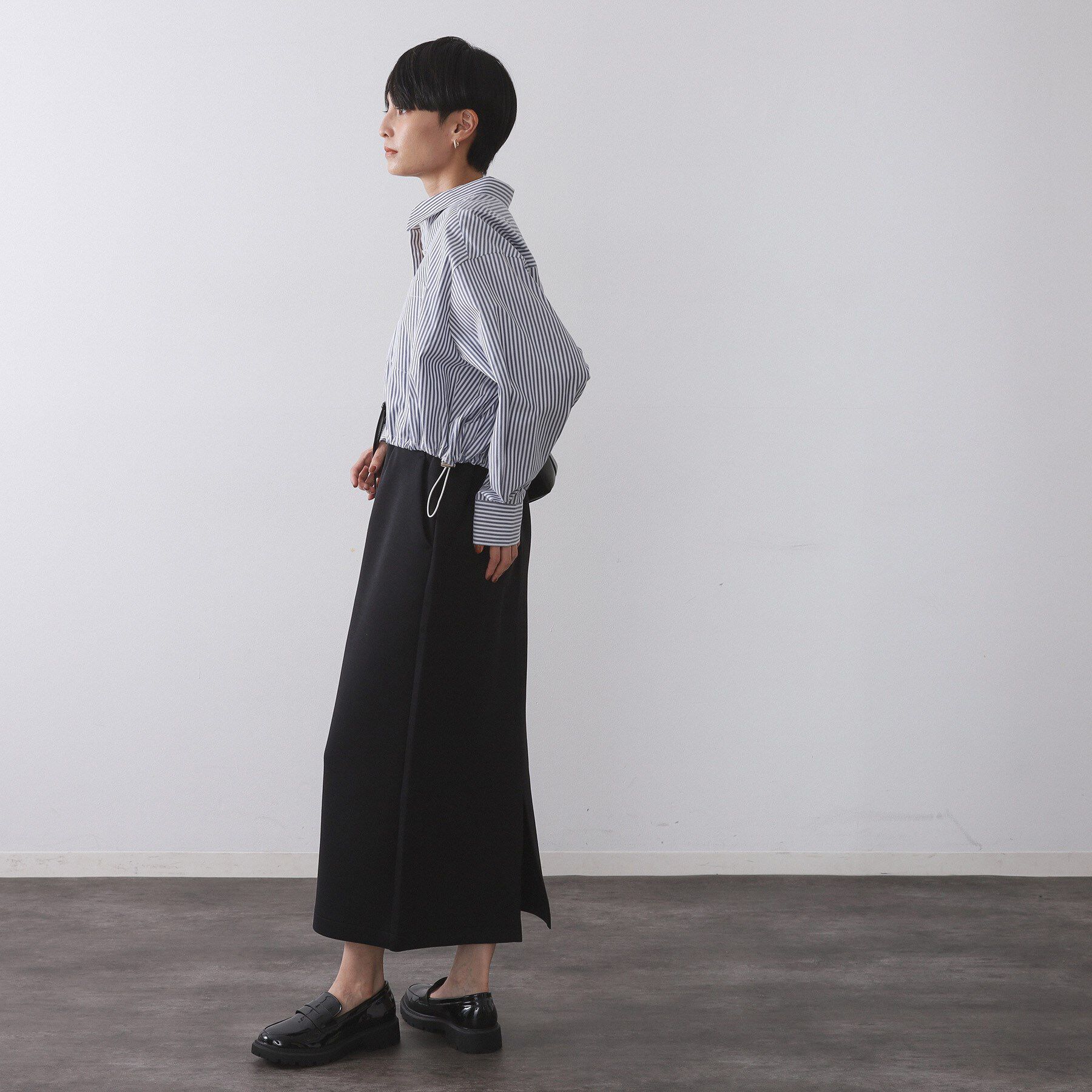 OPAQUE.CLIP「イージーナロースカート/セットアップ対応可【洗濯機OK】」|スカート|