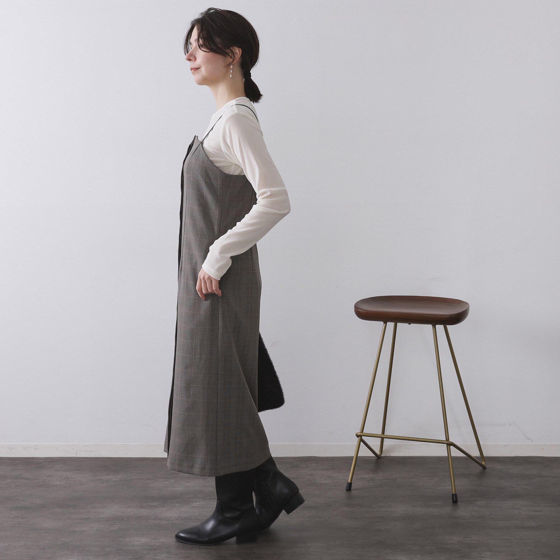 OPAQUE.CLIP「フロッキーチュールトップス【洗濯機OK】」|Tシャツ・カットソー|