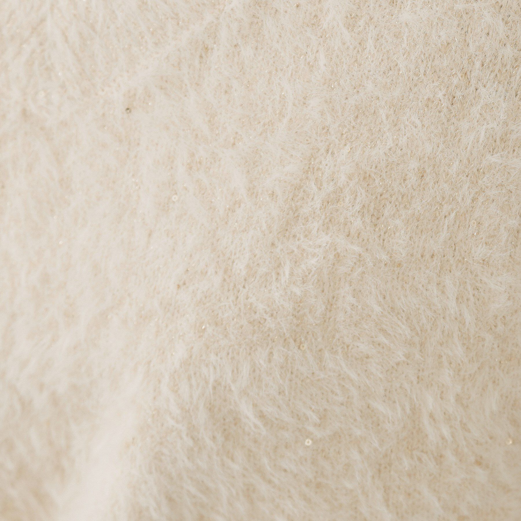 OPAQUE.CLIP「スパンコールフェザーVネックニット【洗濯機OK】」|ニット・セーター|