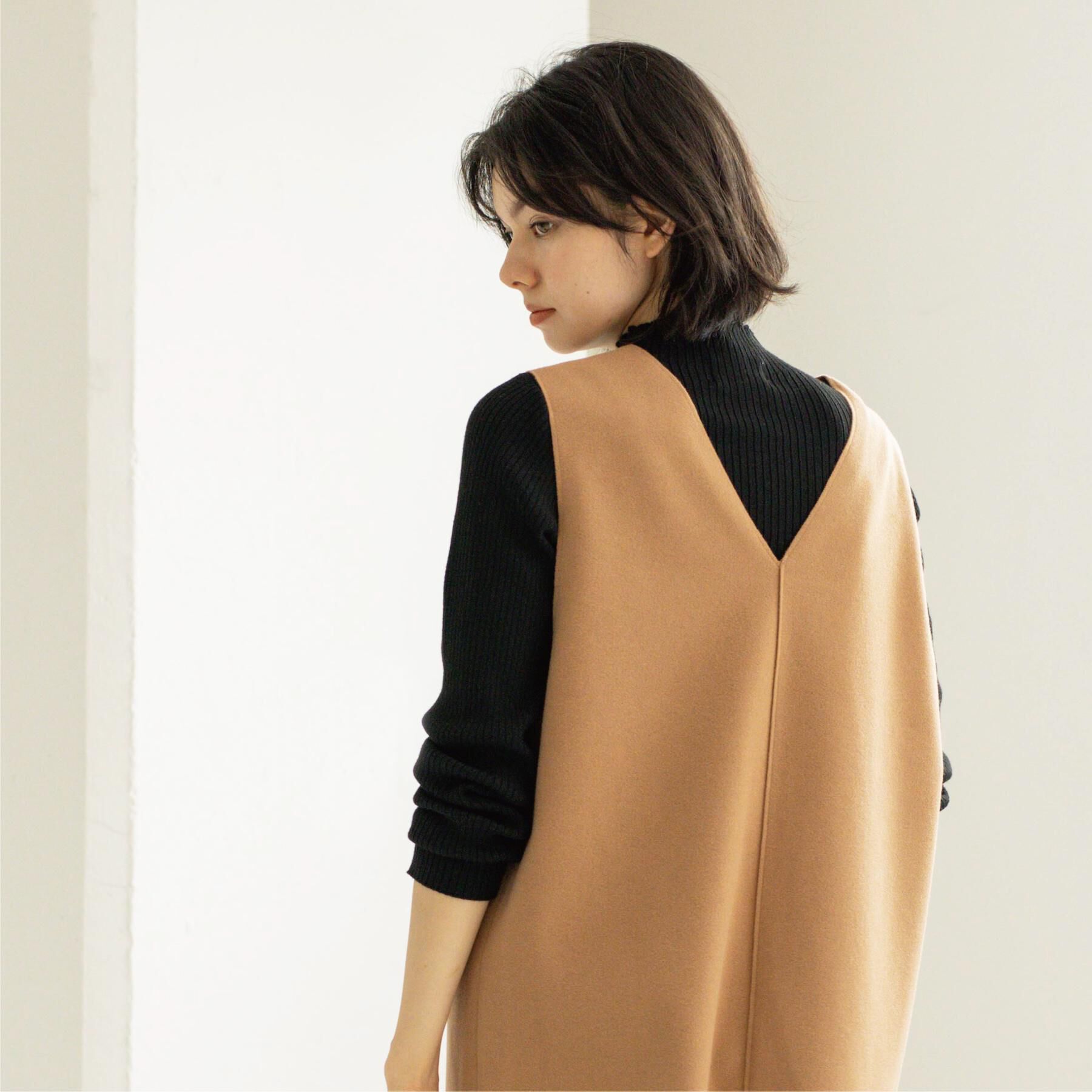 OPAQUE.CLIP「ハイネックリブニット【洗濯機OK】」|ニット・セーター|