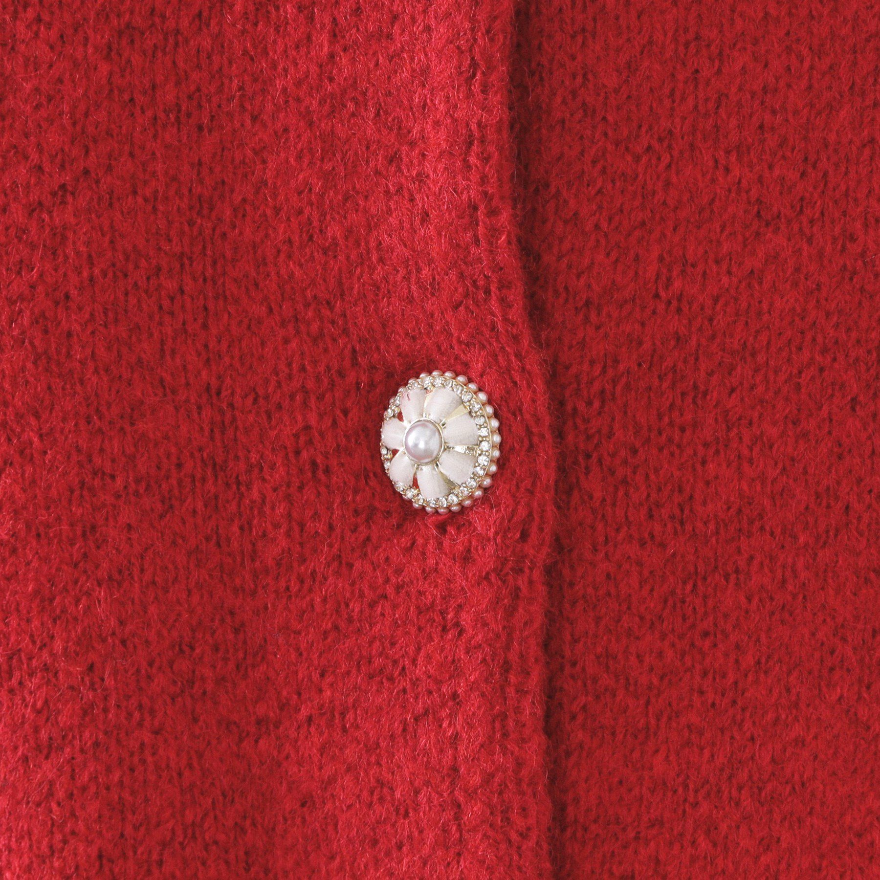 OPAQUE.CLIP「ビジューボタンニットカーディガン【洗える】」|カーディガン|