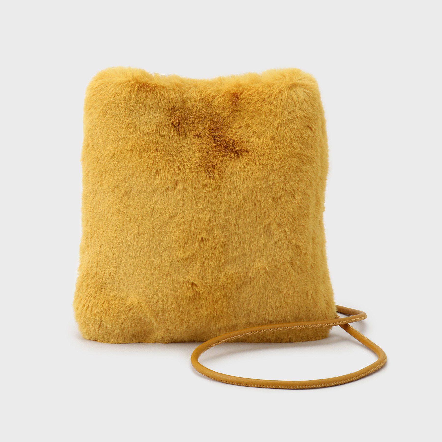 OPAQUE.CLIP「【11色展開】フェイクファースクエアミニポシェット」|ショルダー・メッセンジャー|