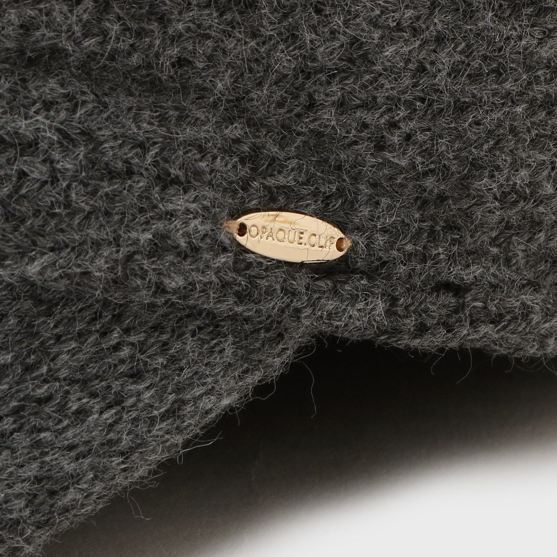 OPAQUE.CLIP「プレート付きキャスケット」|キャップ・キャスケット|