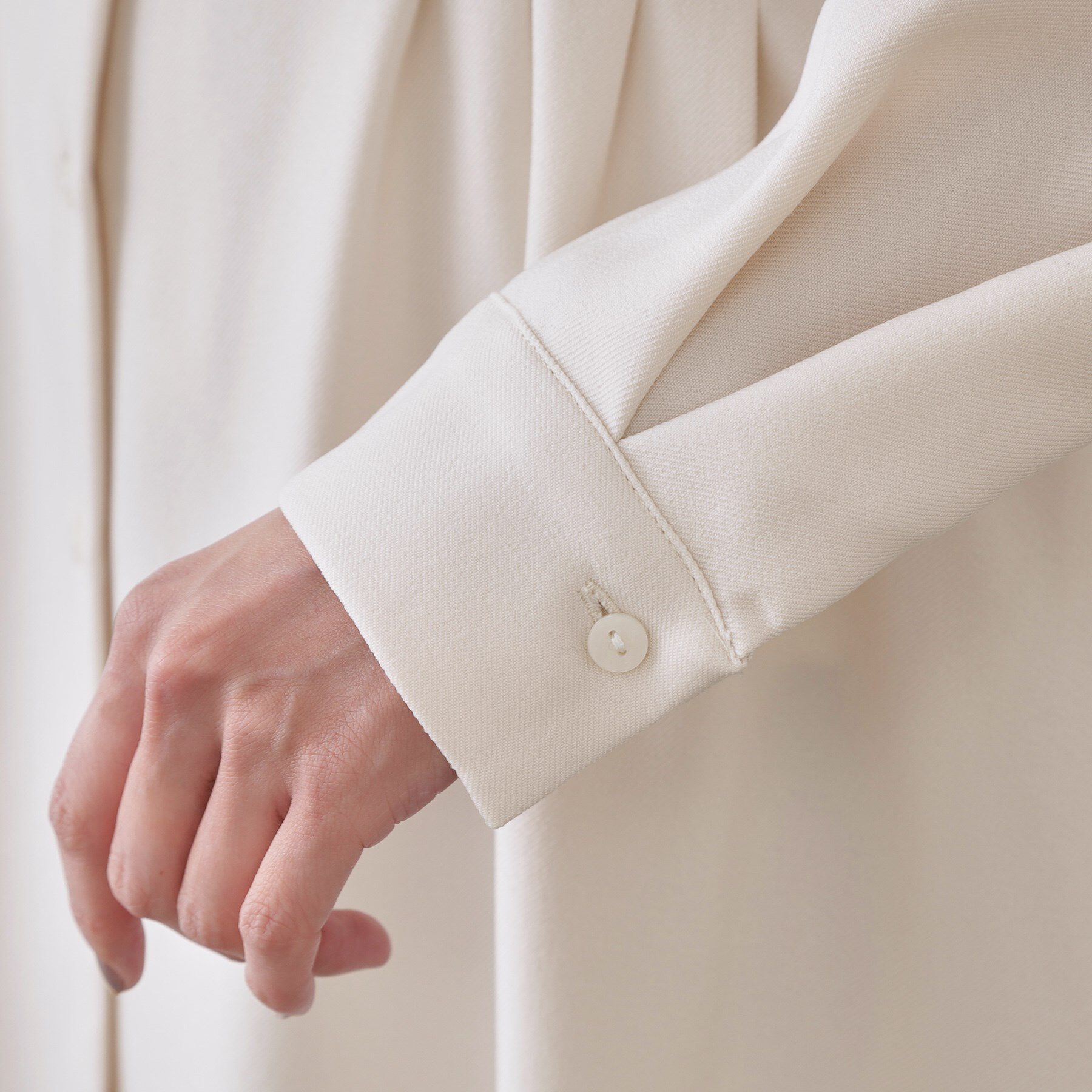 OPAQUE.CLIP「ウエストタックフィット＆フレアワンピース【洗濯機OK】」|ワンピース|