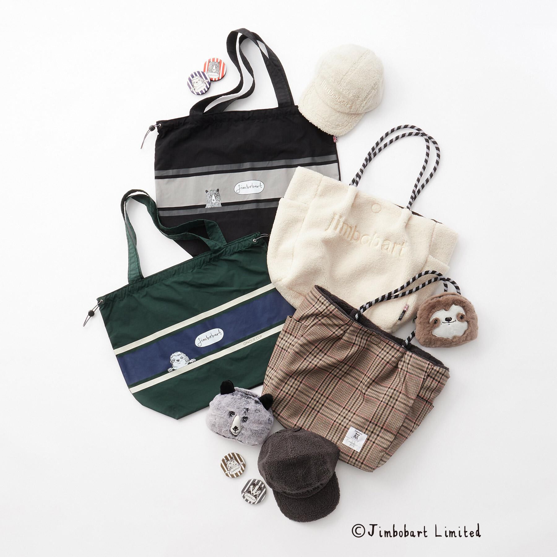 OPAQUE.CLIP「【ジムボバートコラボ】ロゴ入りボアキャップ」|キャップ・キャスケット|