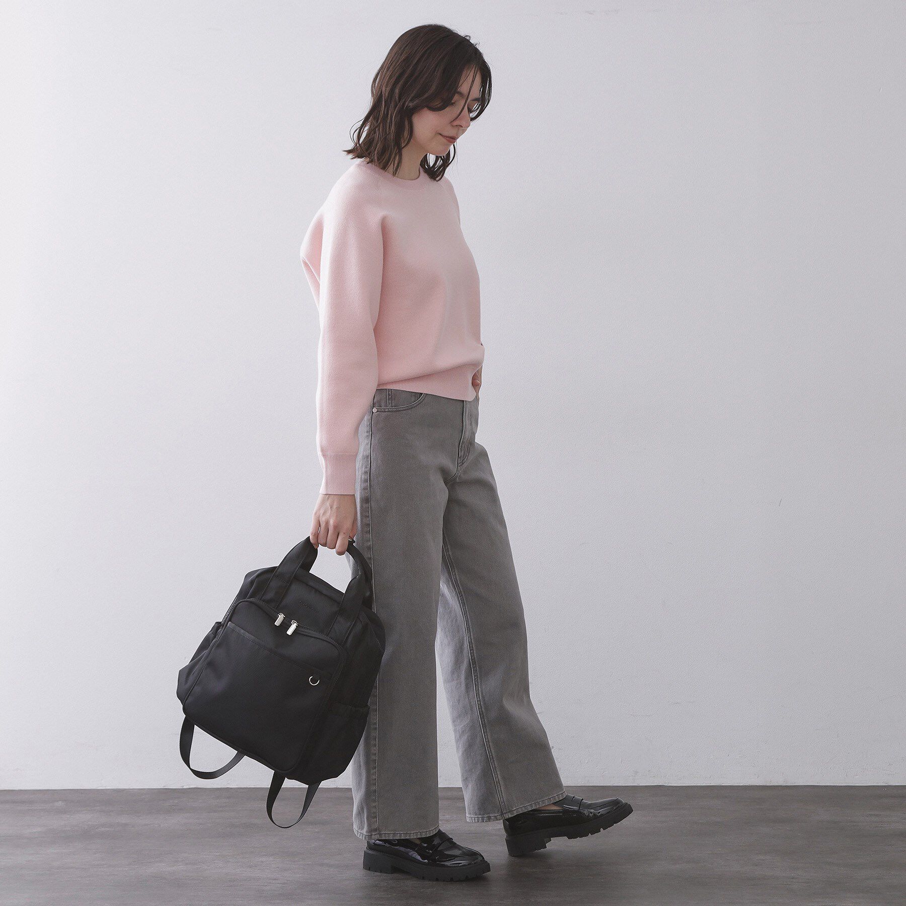 OPAQUE.CLIP「フロントポケットデザインリュック【2WAY／マルチポケット】」|リュック|