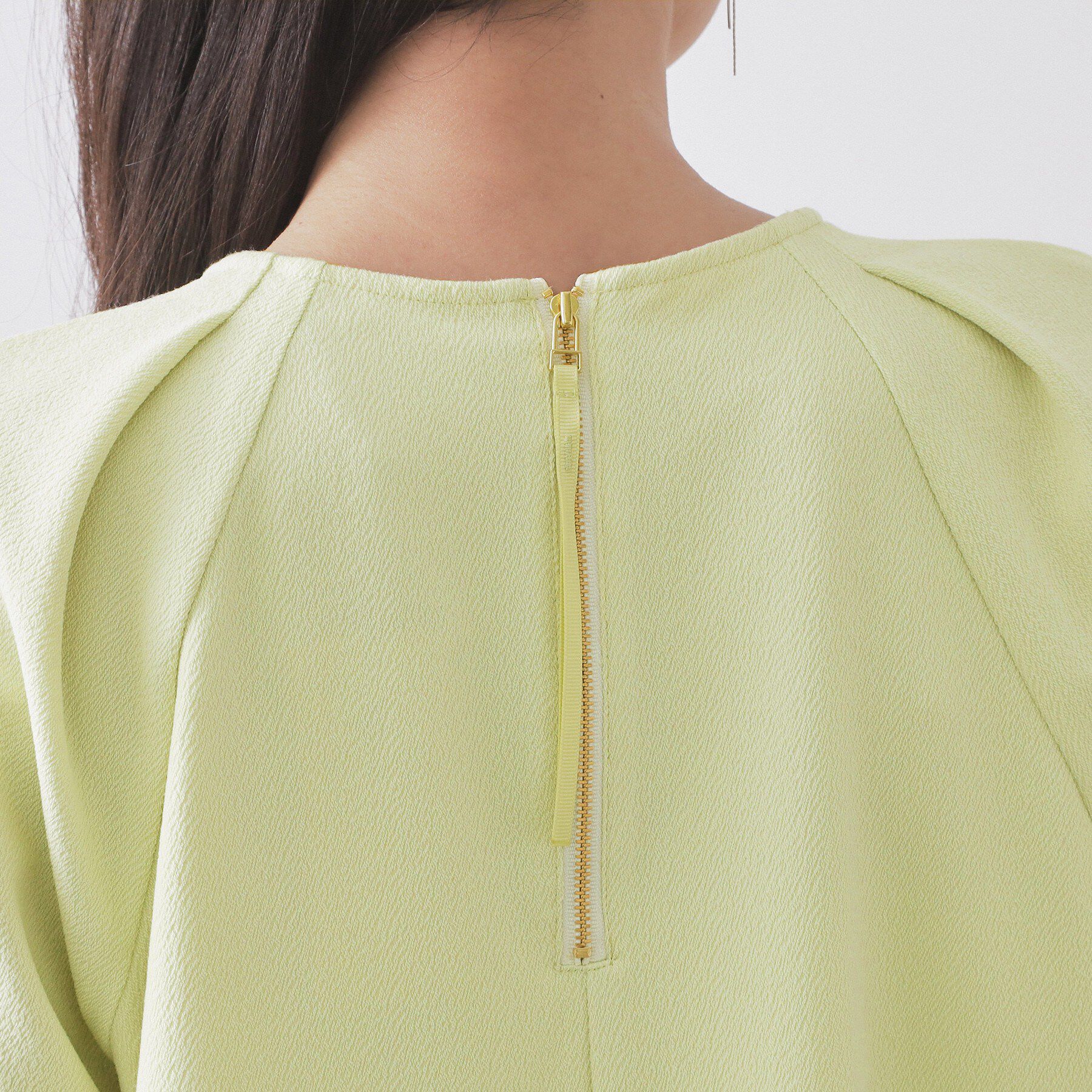 OPAQUE.CLIP「タックデザインAラインワンピース【洗濯機OK】」|ワンピース|