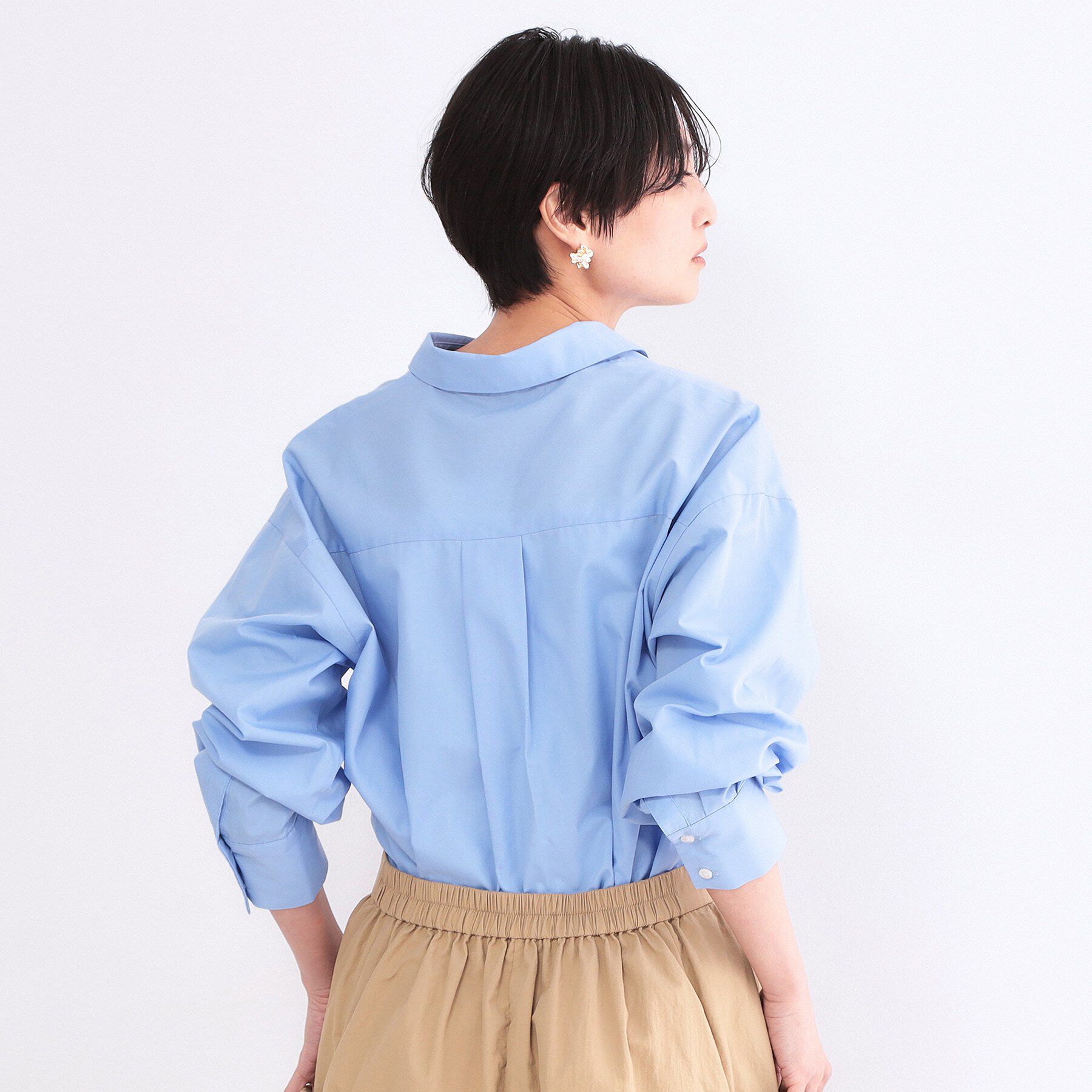 OPAQUE.CLIP「レギュラーカラーシャツ/ストライプアソート【洗濯機OK】」|シャツ・ブラウス|