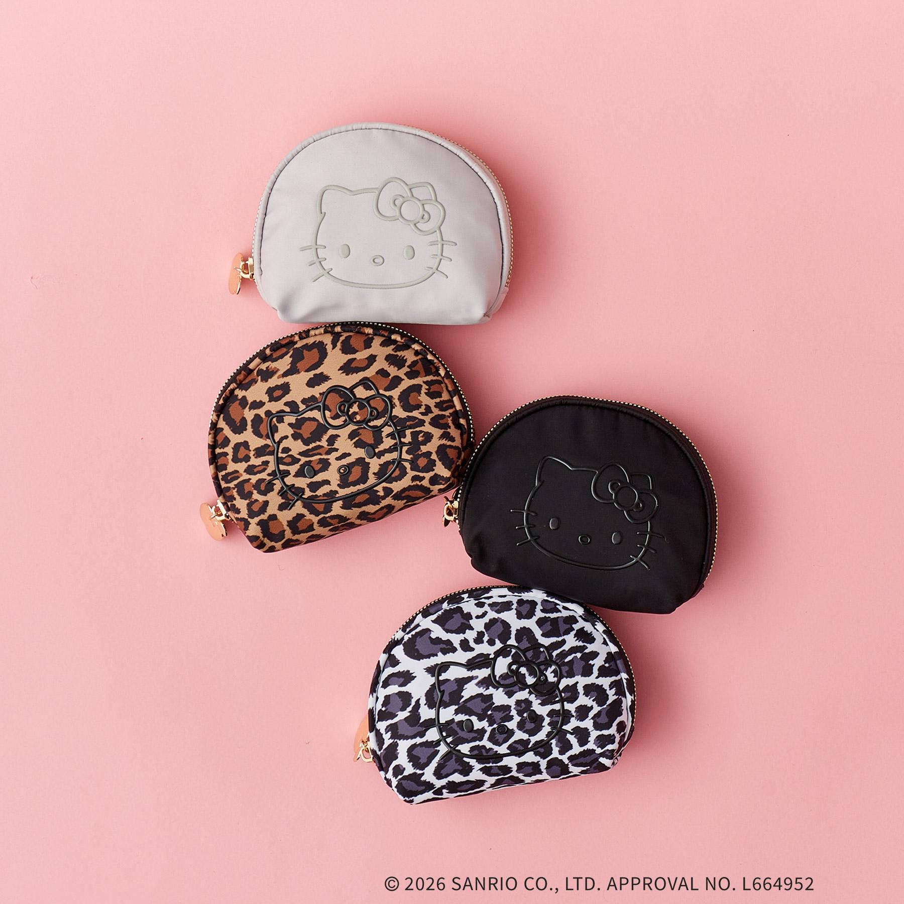 OPAQUE.CLIP「◆【ハローキティ】立体フェイスプリントシェルポーチ」|ポーチ|