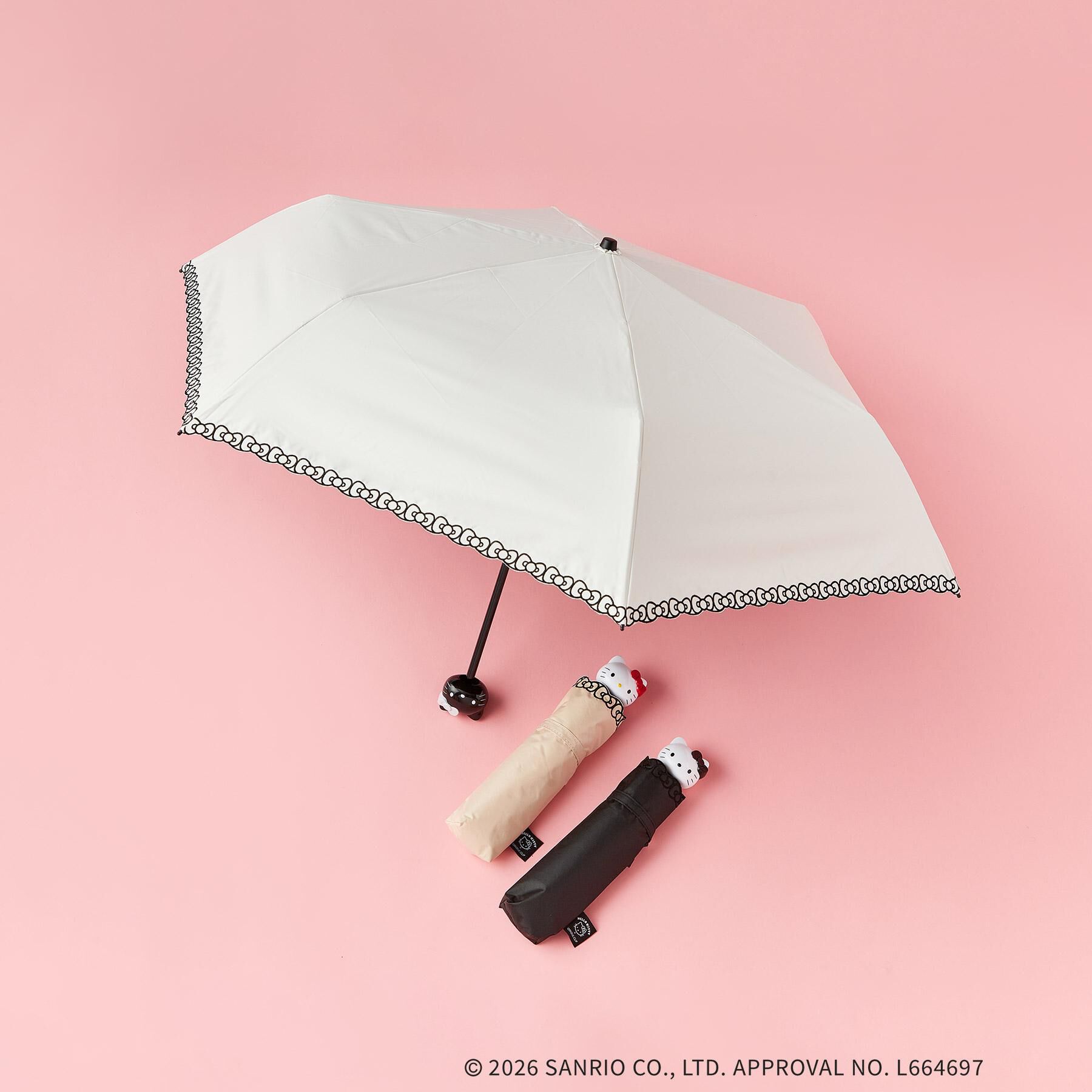 OPAQUE.CLIP「◆【ハローキティ】晴雨兼用折りたたみ傘」|傘|