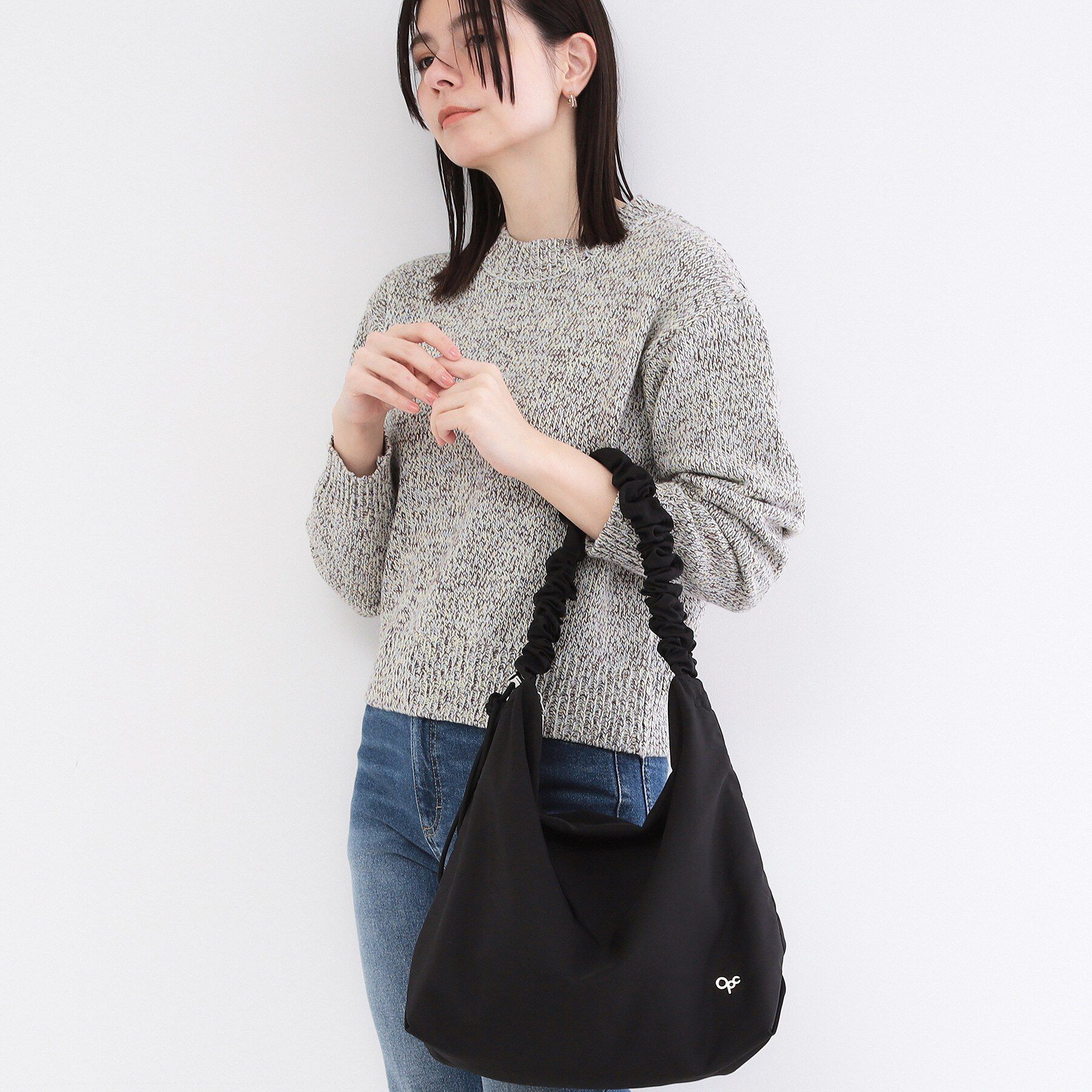 OPAQUE.CLIP「ドロストフリルハンドルA4ショルダー」|ショルダー・メッセンジャー|