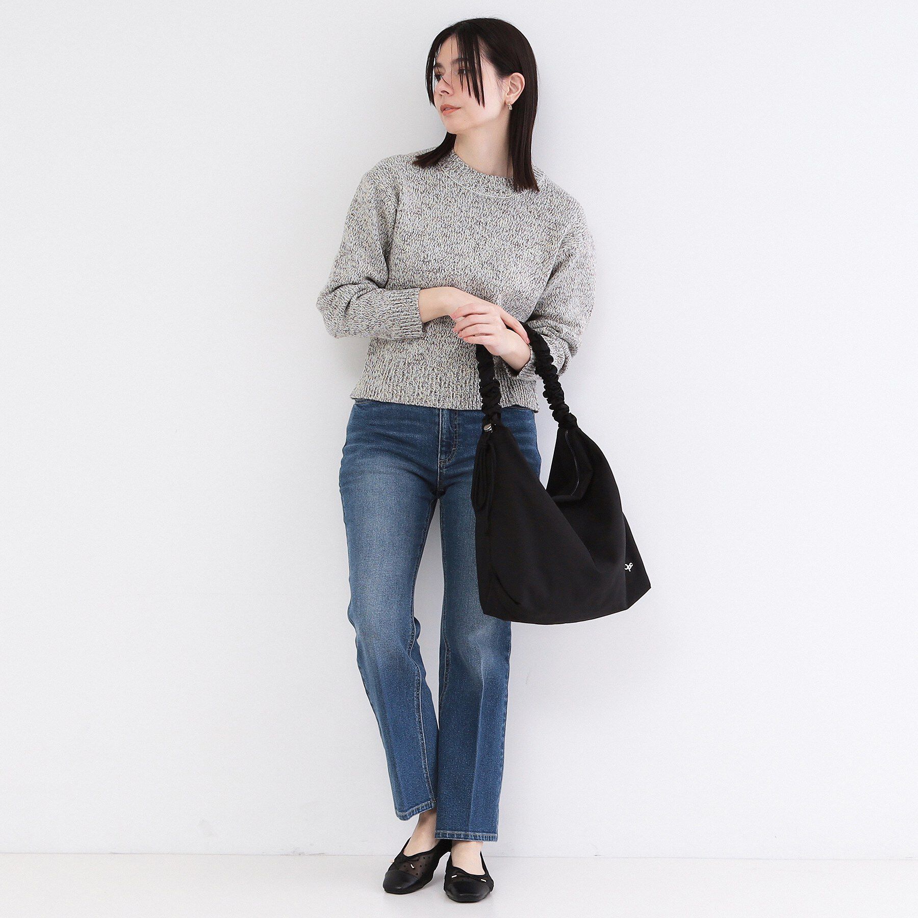 OPAQUE.CLIP「ドロストフリルハンドルA4ショルダー」|ショルダー・メッセンジャー|