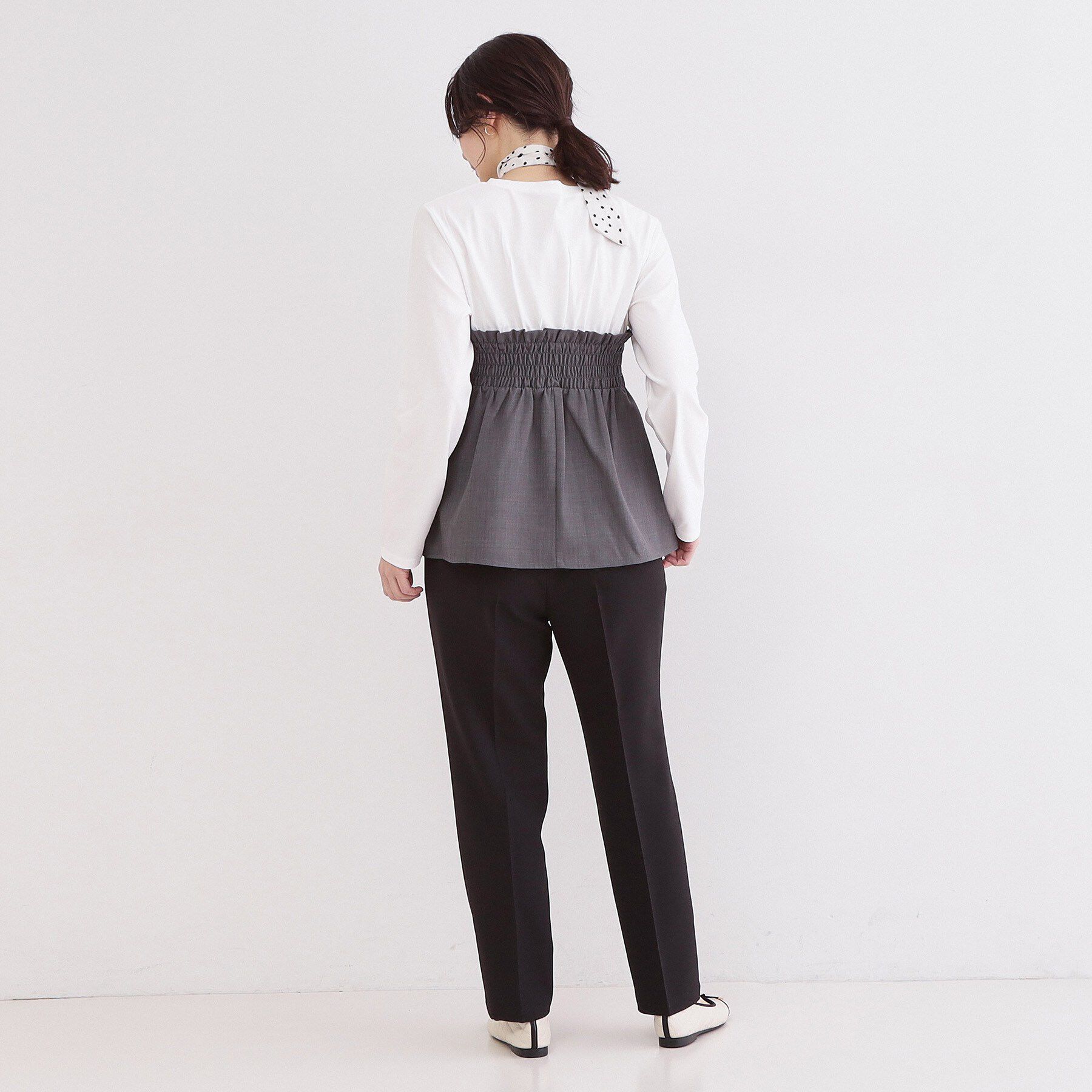 OPAQUE.CLIP「美脚ストレッチイージーテーパードパンツ【洗濯機OK】」|その他|