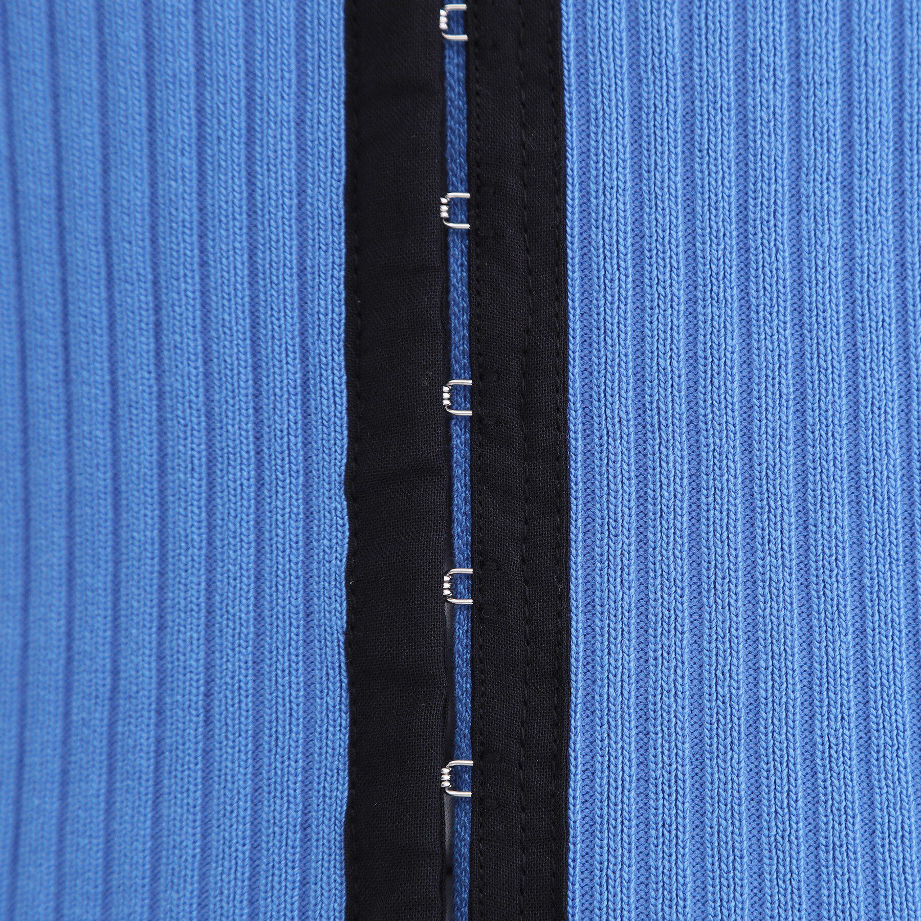 OPAQUE.CLIP「ポロ衿ホック使いリブニットカーディガン【洗濯機OK】」|カーディガン|