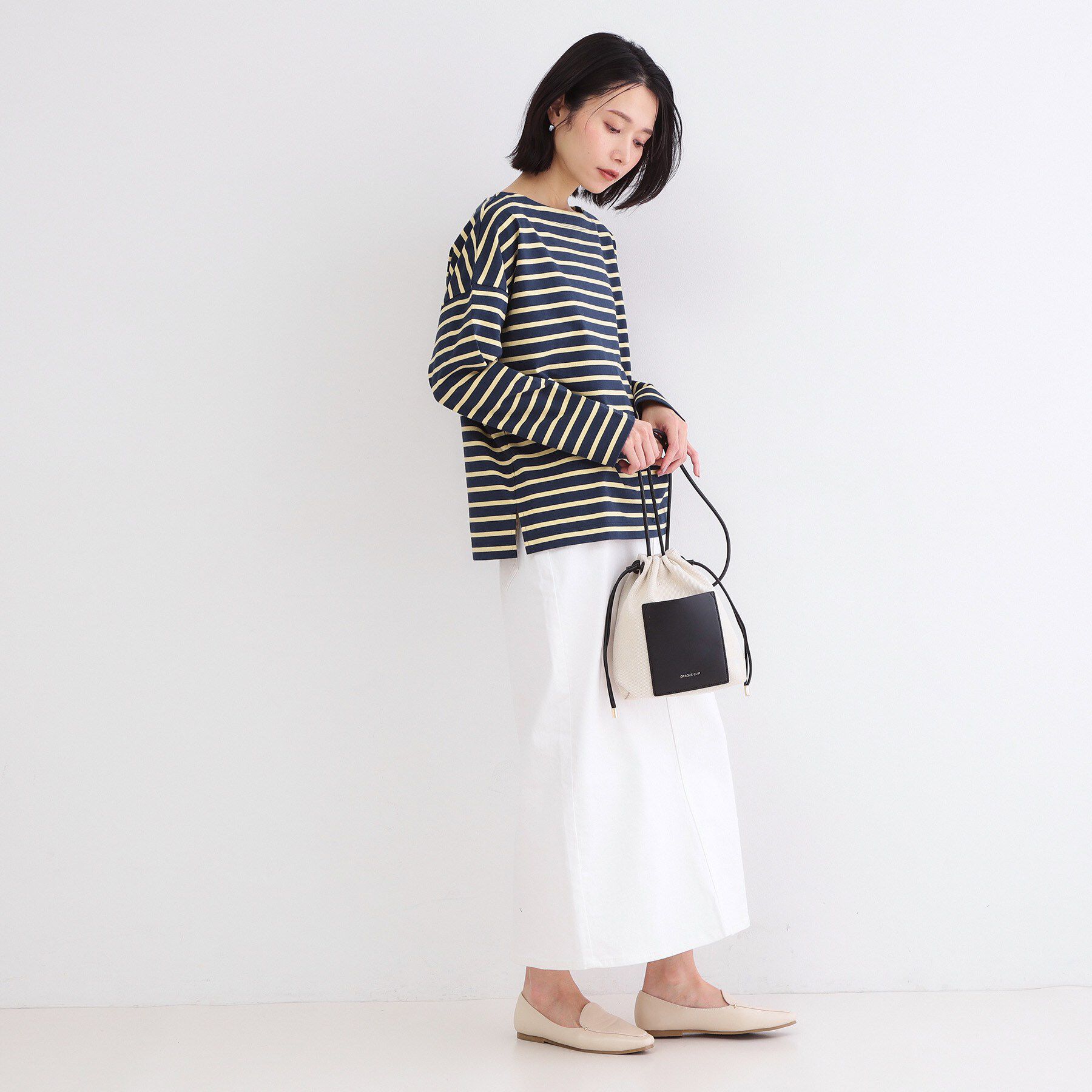 OPAQUE.CLIP「ストレッチタイトスカート【洗濯機OK】」|スカート|