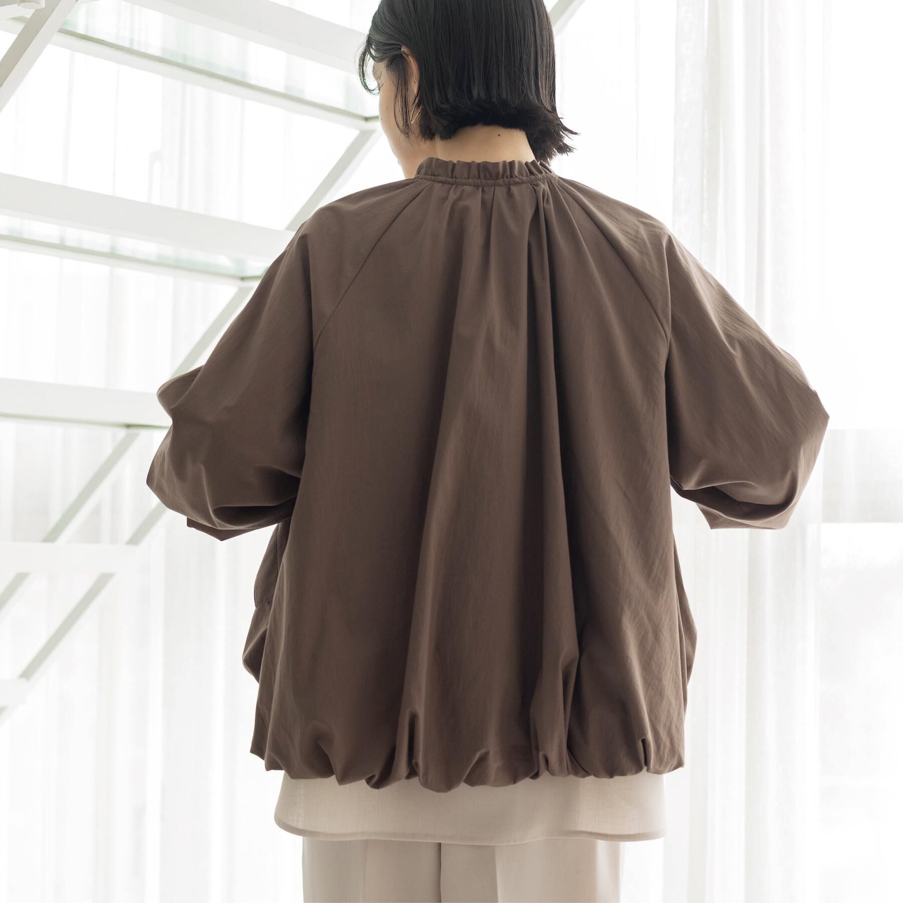 OPAQUE.CLIP「撥水 裾バルーンブルゾン【洗濯機OK】」|ブルゾン・スタジャン|