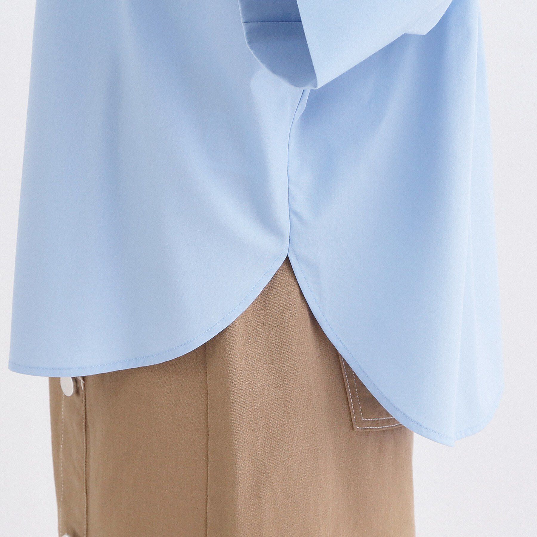 OPAQUE.CLIP「ハーフスリーブシャツ【洗濯機OK/防シワ加工】」|シャツ・ブラウス|