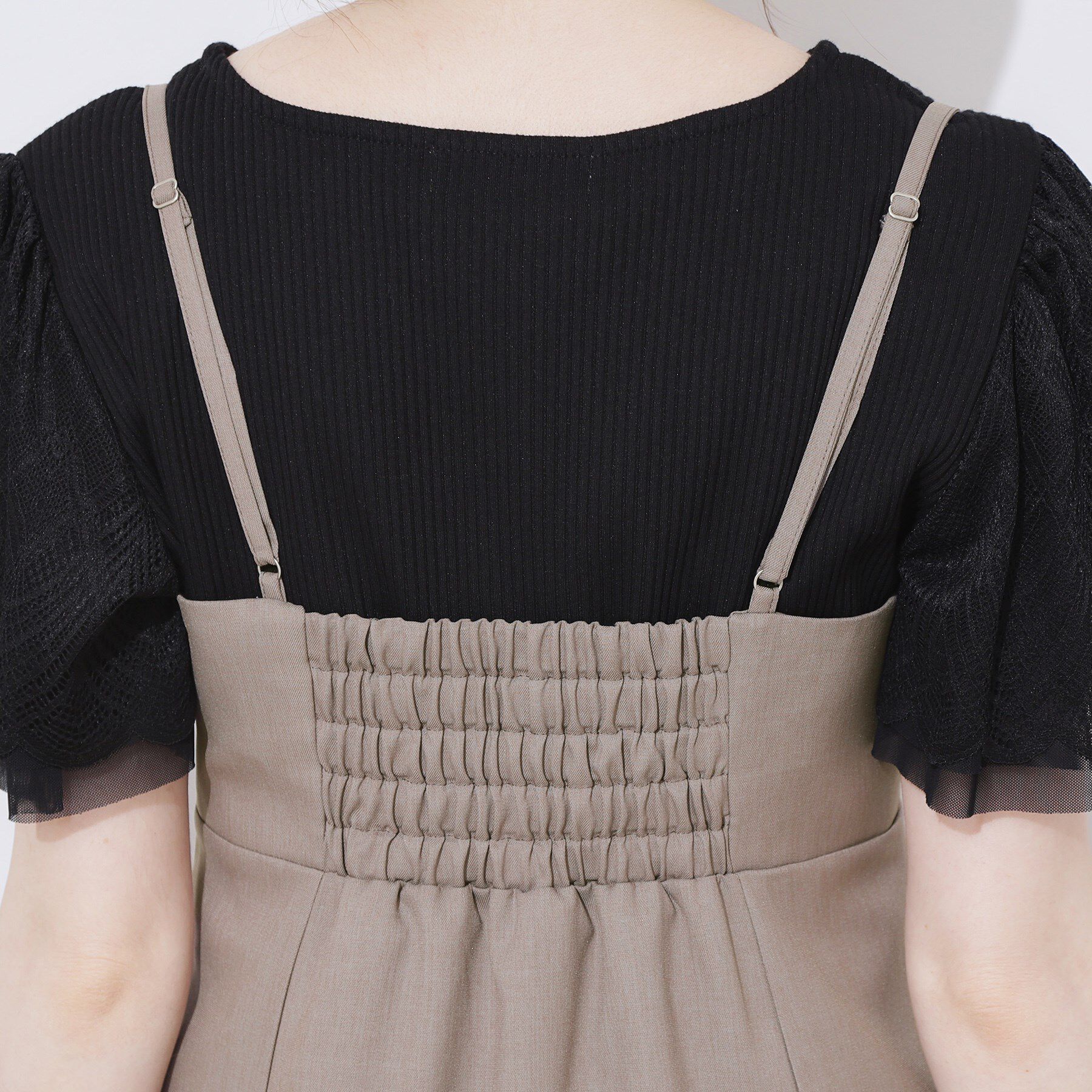 Couture broach「【洗える・大人可愛い】リネンライクアソートキャミワンピース」|ワンピース|