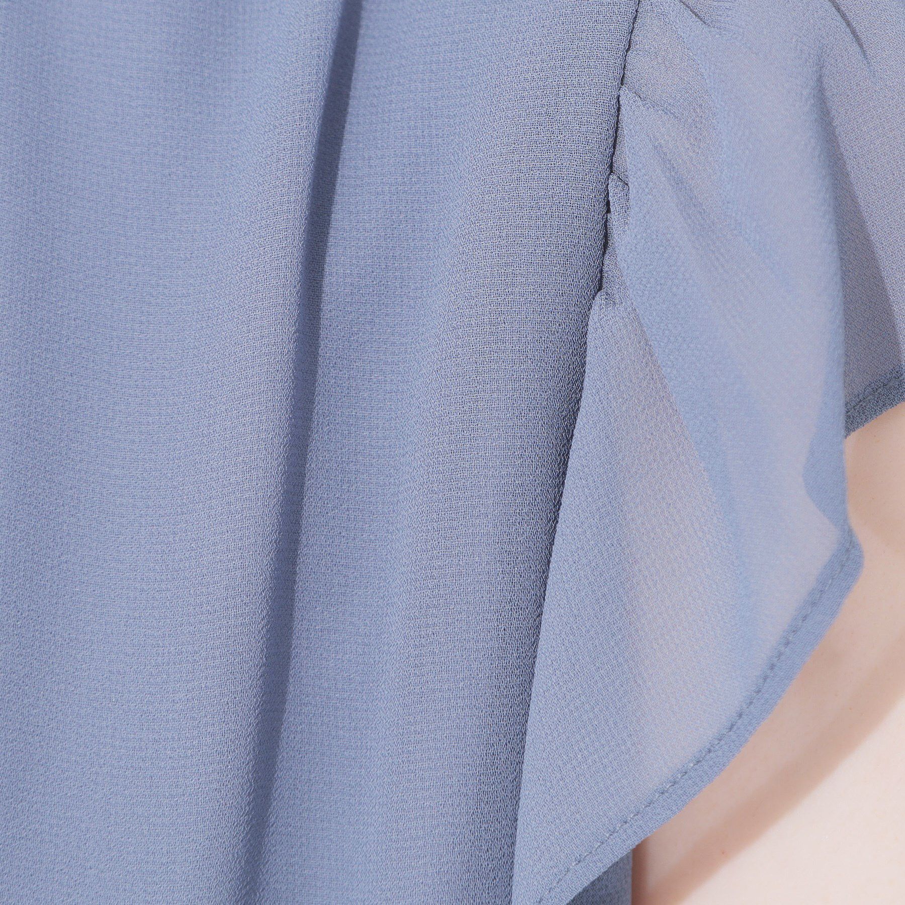 Couture broach「【一枚で着映える・楽ちん・ドライタッチ】フリルスリーブワンピース」|ワンピース|