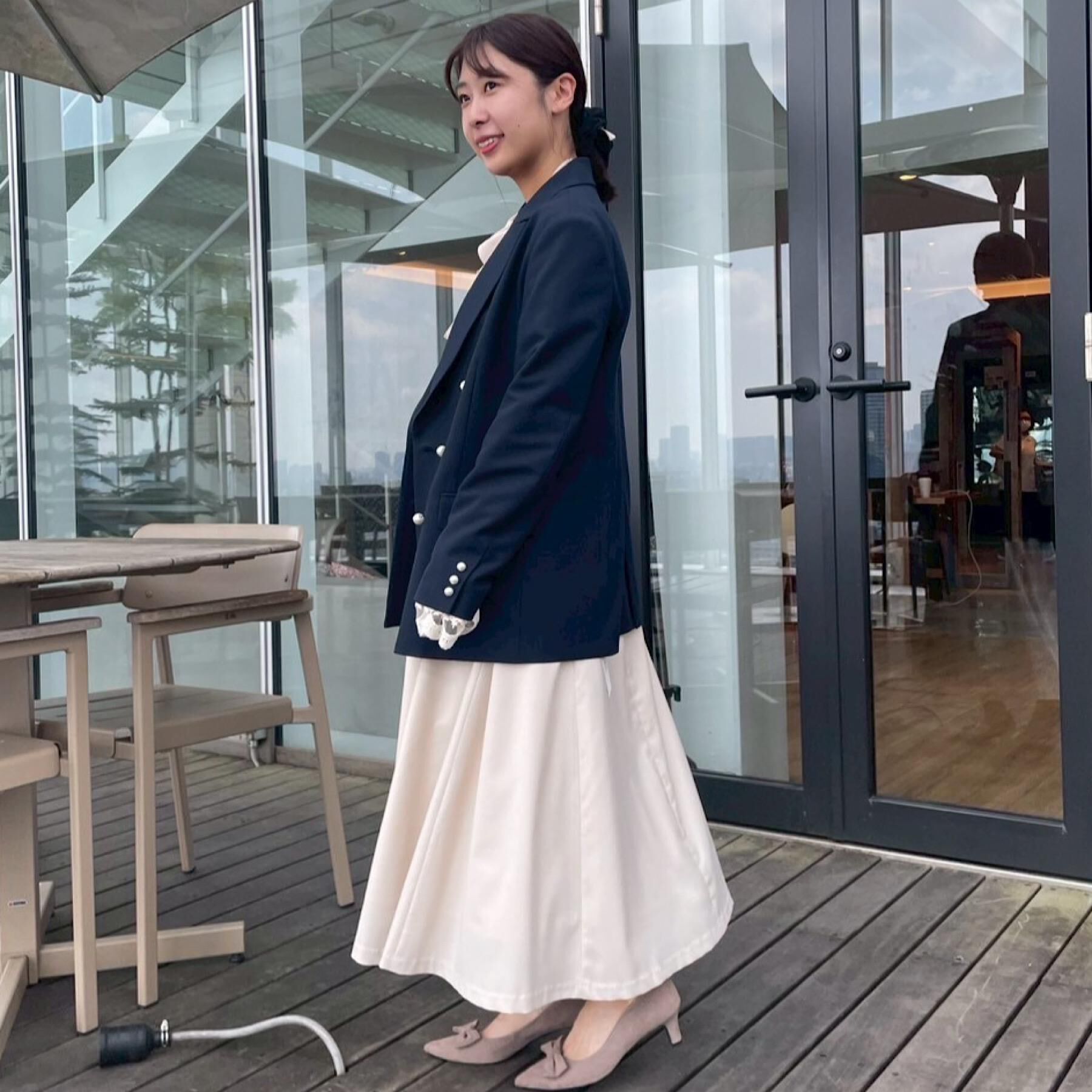 Couture broach「【高見え・きれいめ・通勤】レースカフス パール調釦テーラードジャケット」|テーラードジャケット|