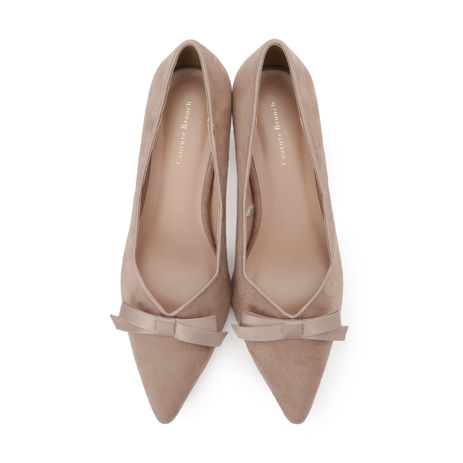 Couture broach「カットパイピングリボンパンプス」|パンプス|
