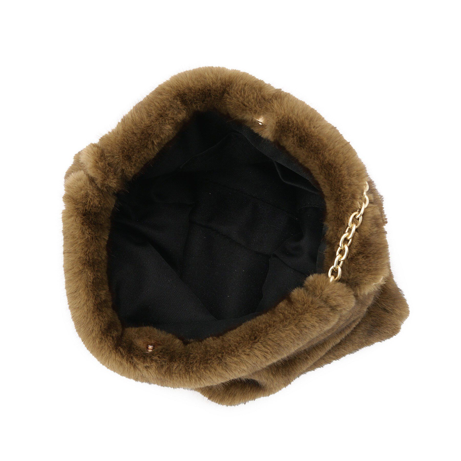 Couture broach「フェイクファーチェーンバッグ」|トートバッグ|