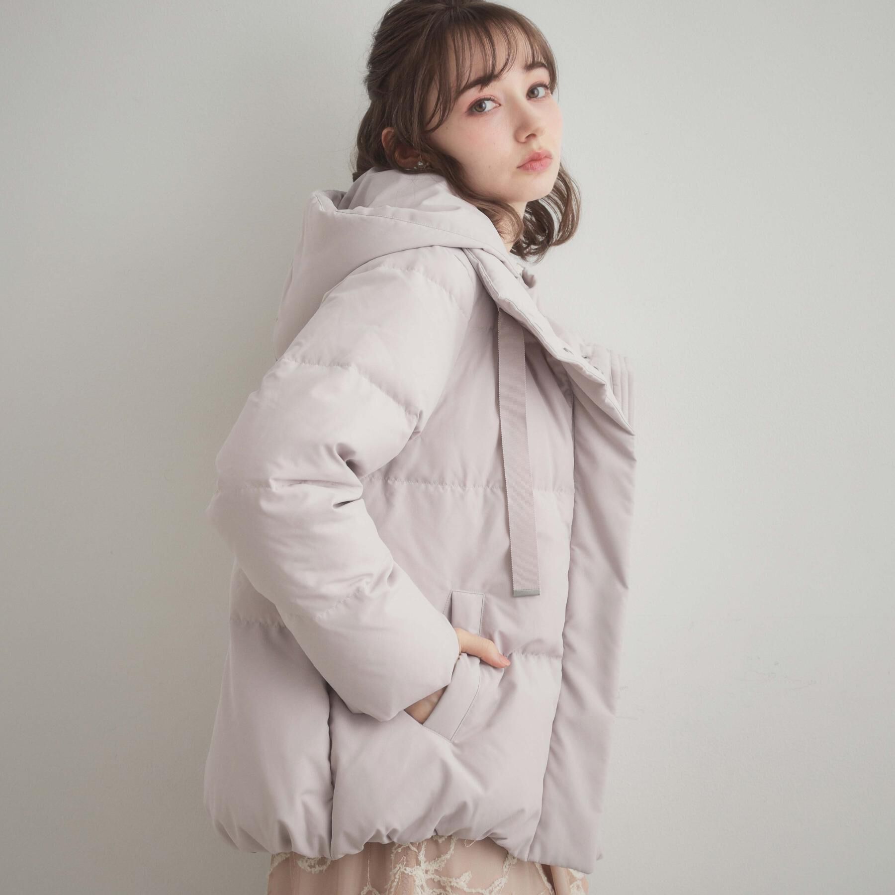 Couture broach「【冬の名品・撥水】愛されダウン」|ダウン|